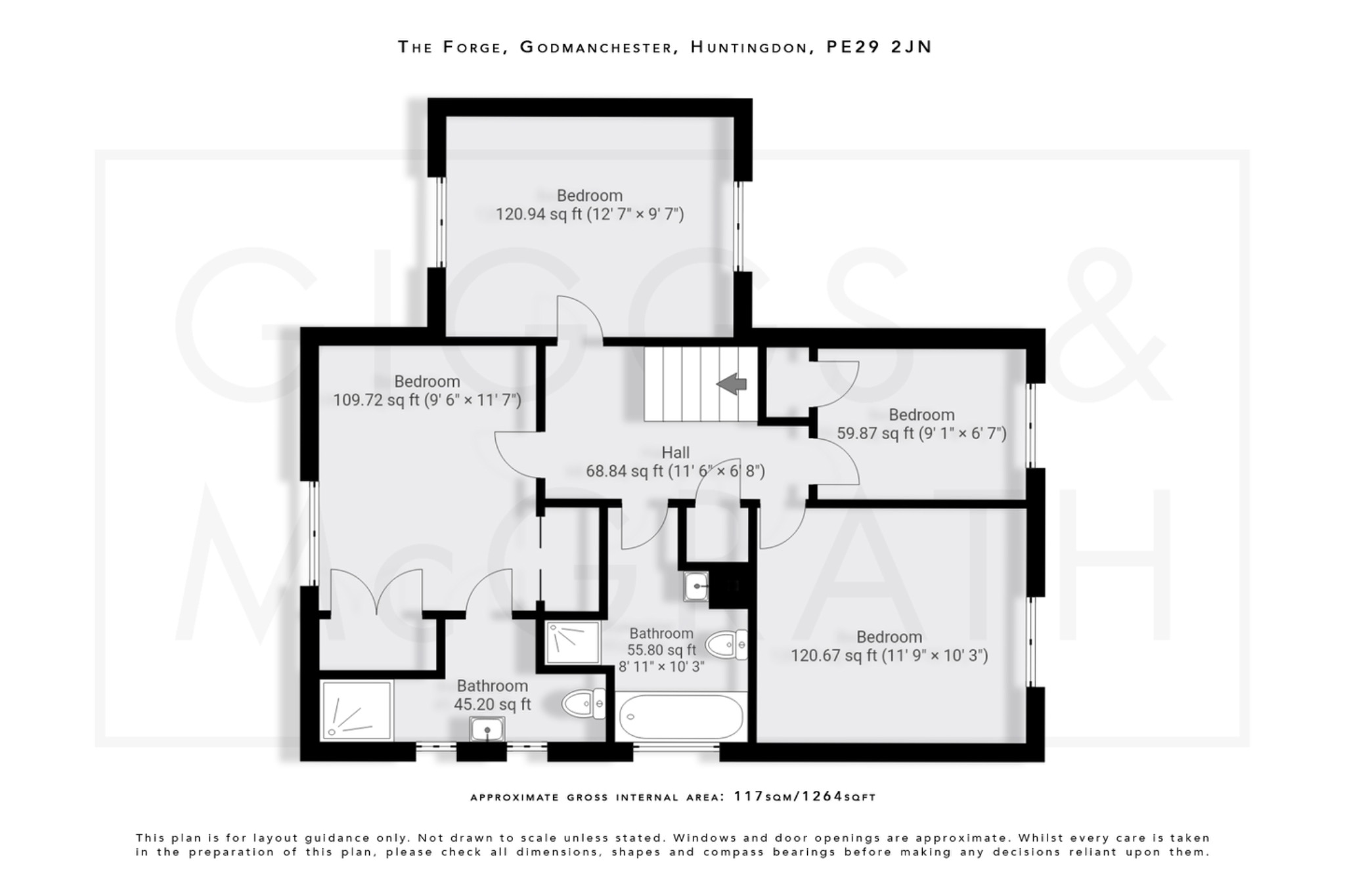 4 bed link detached house for sale in Pipers Lane, Huntingdon - Property Floorplan