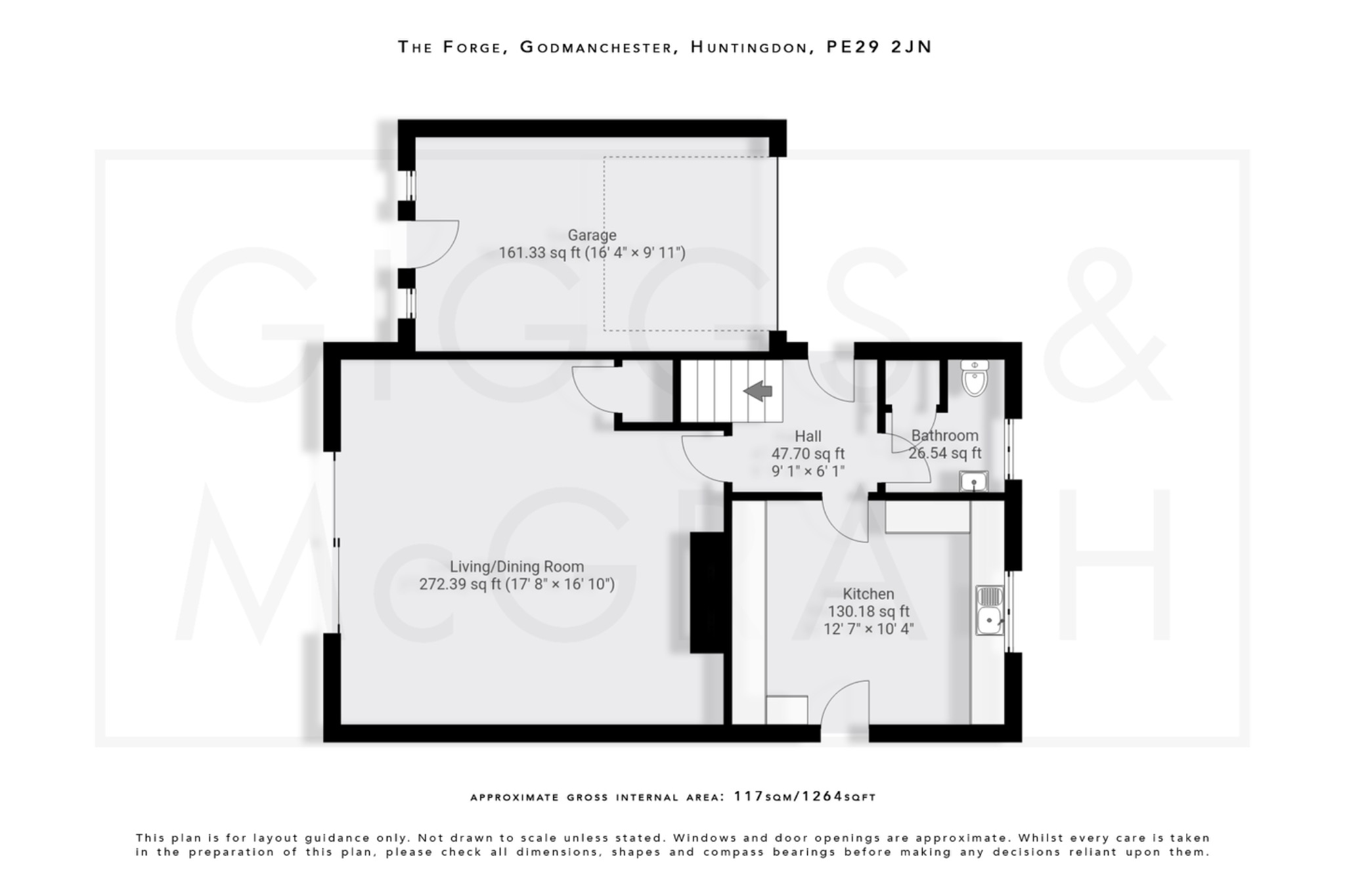 4 bed link detached house for sale in Pipers Lane, Huntingdon - Property Floorplan
