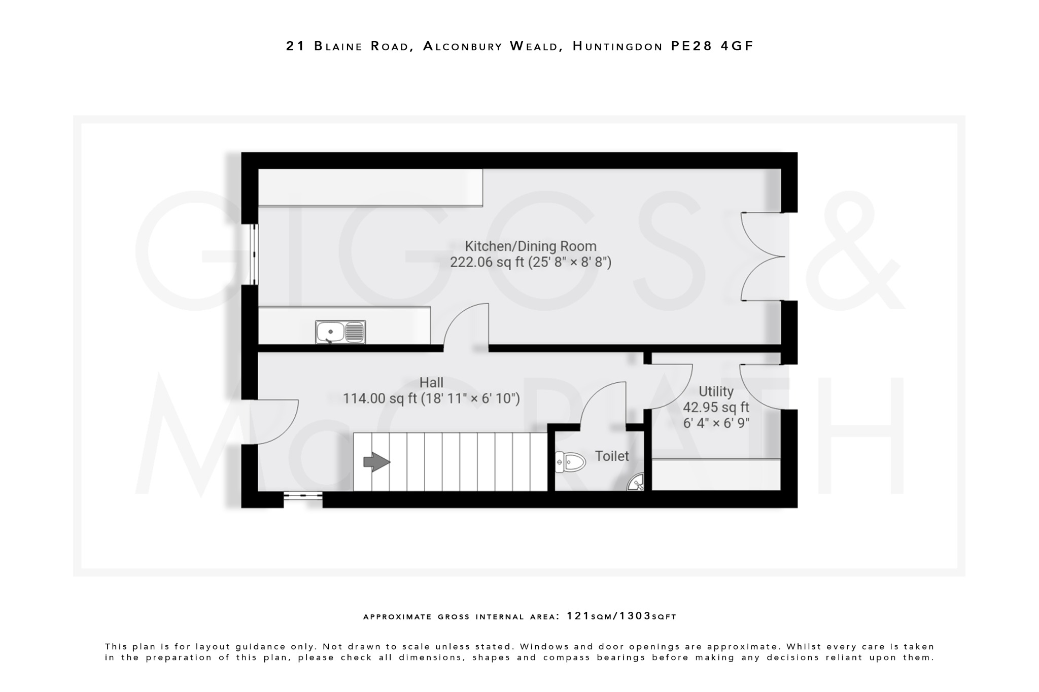 3 bed town house for sale in Blaine Road, Cambridgeshire - Property Floorplan