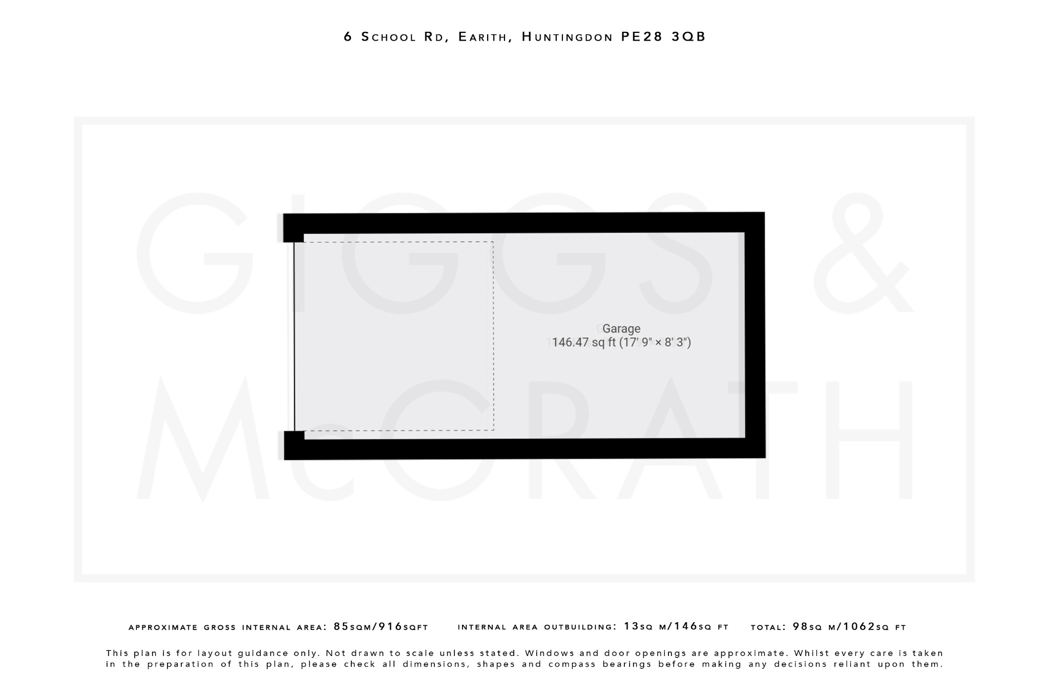 3 bed terraced house for sale in School Road, Cambridgeshire - Property Floorplan