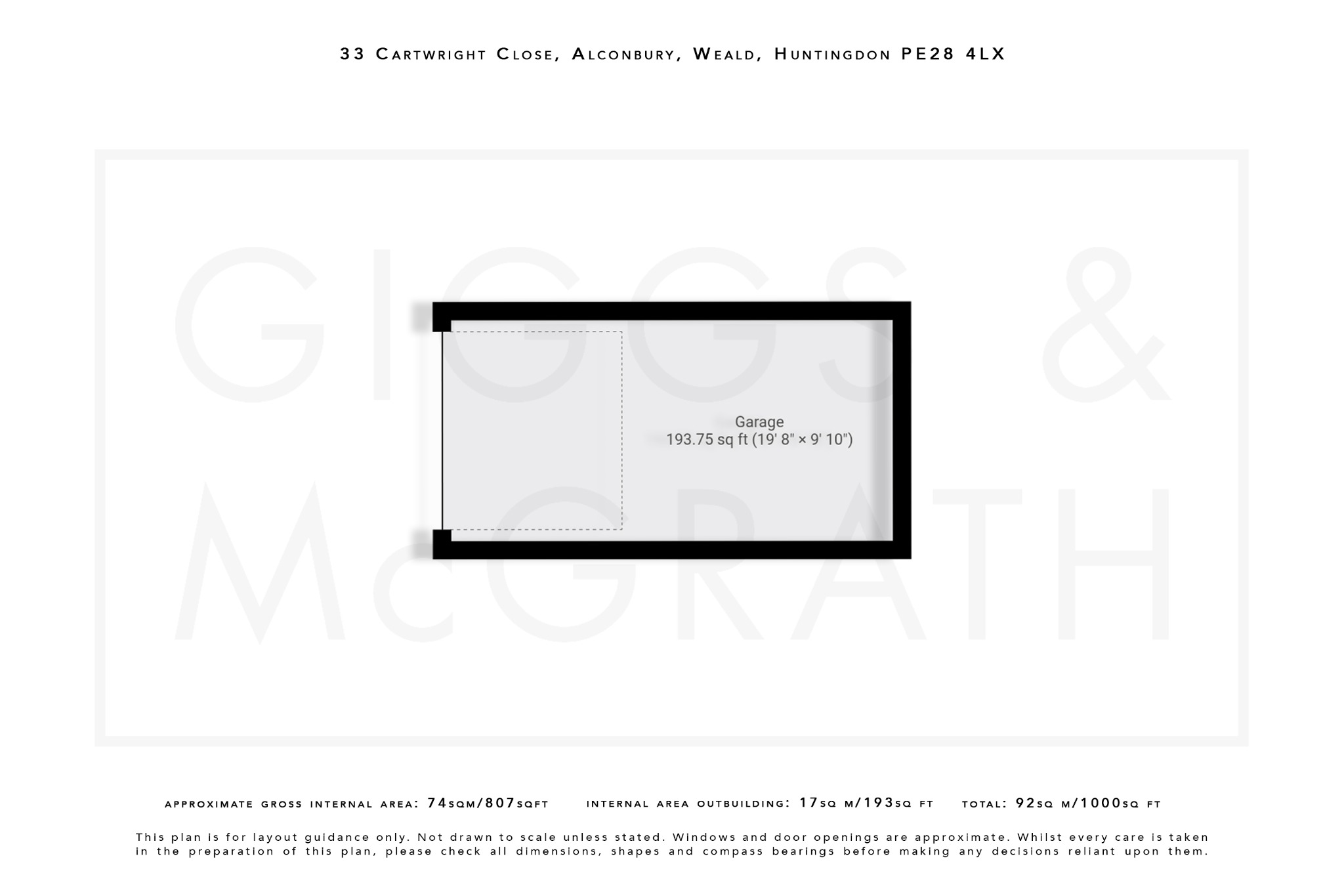 2 bed flat for sale in Cartwright Close, Cambridgeshire - Property Floorplan