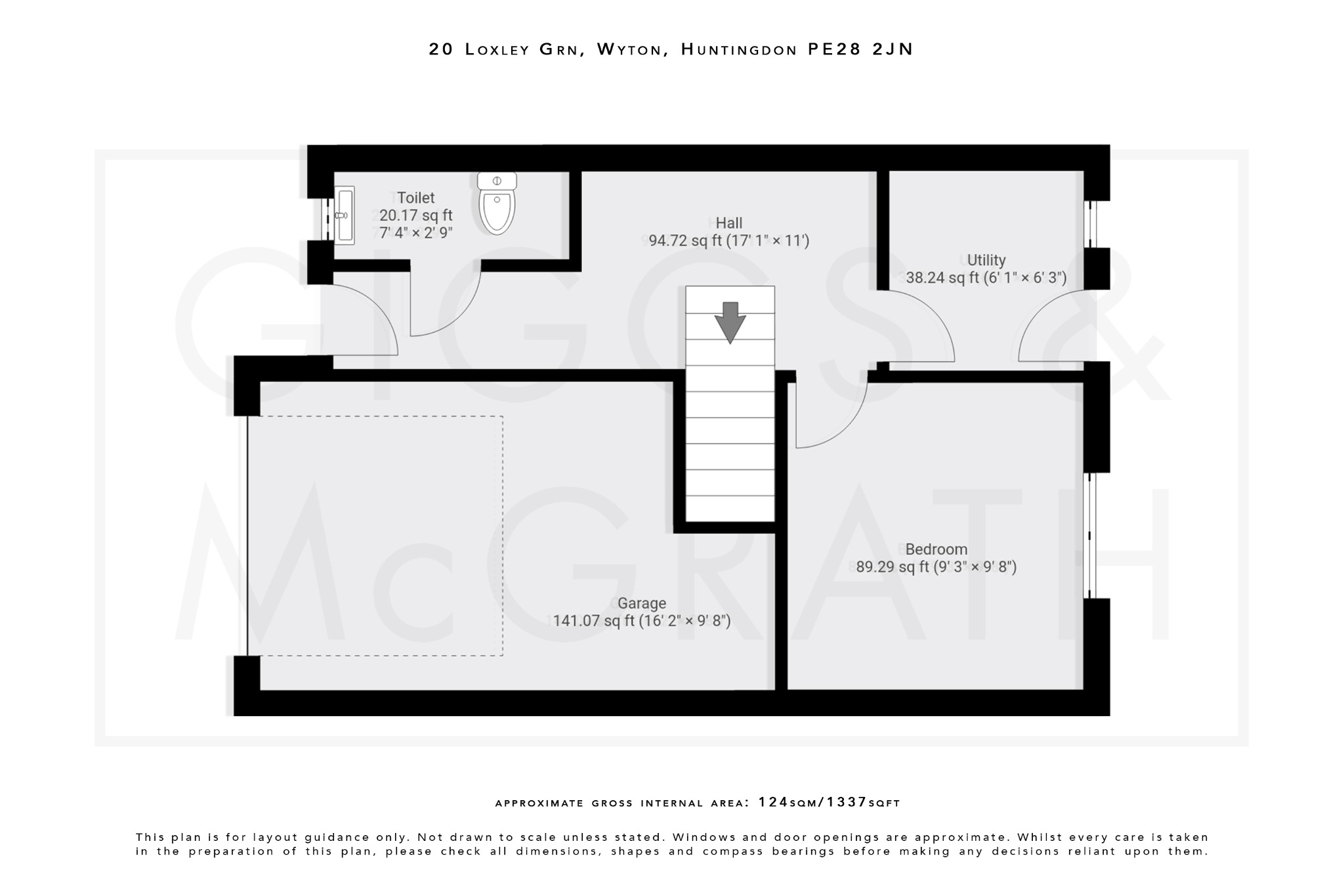 3 bed semi-detached house for sale in Loxley Green, Huntingdon - Property Floorplan