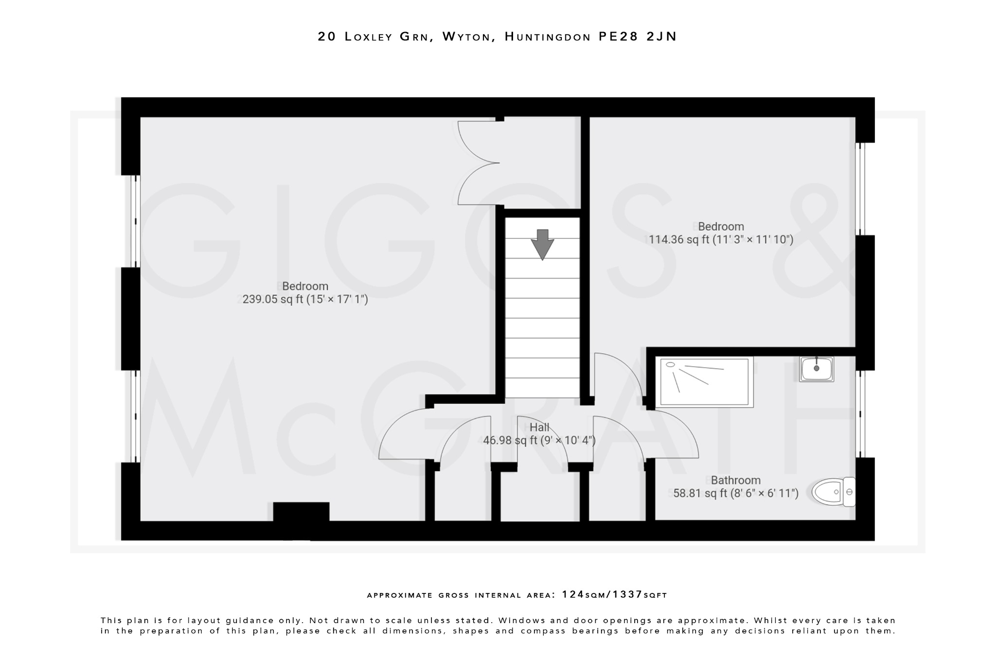 3 bed semi-detached house for sale in Loxley Green, Huntingdon - Property Floorplan