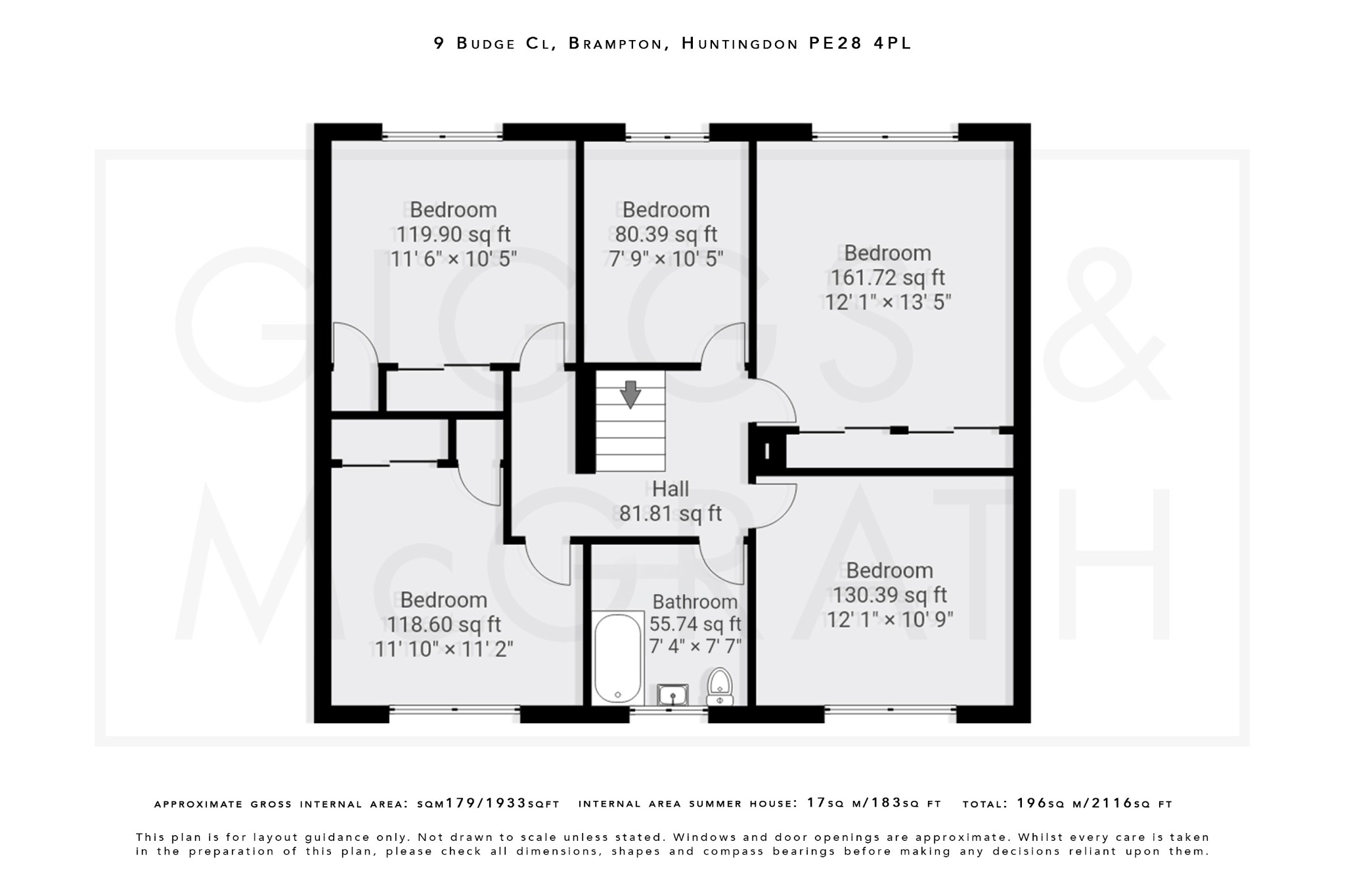 5 bed detached house for sale in Budge Close, Cambridgeshire - Property Floorplan
