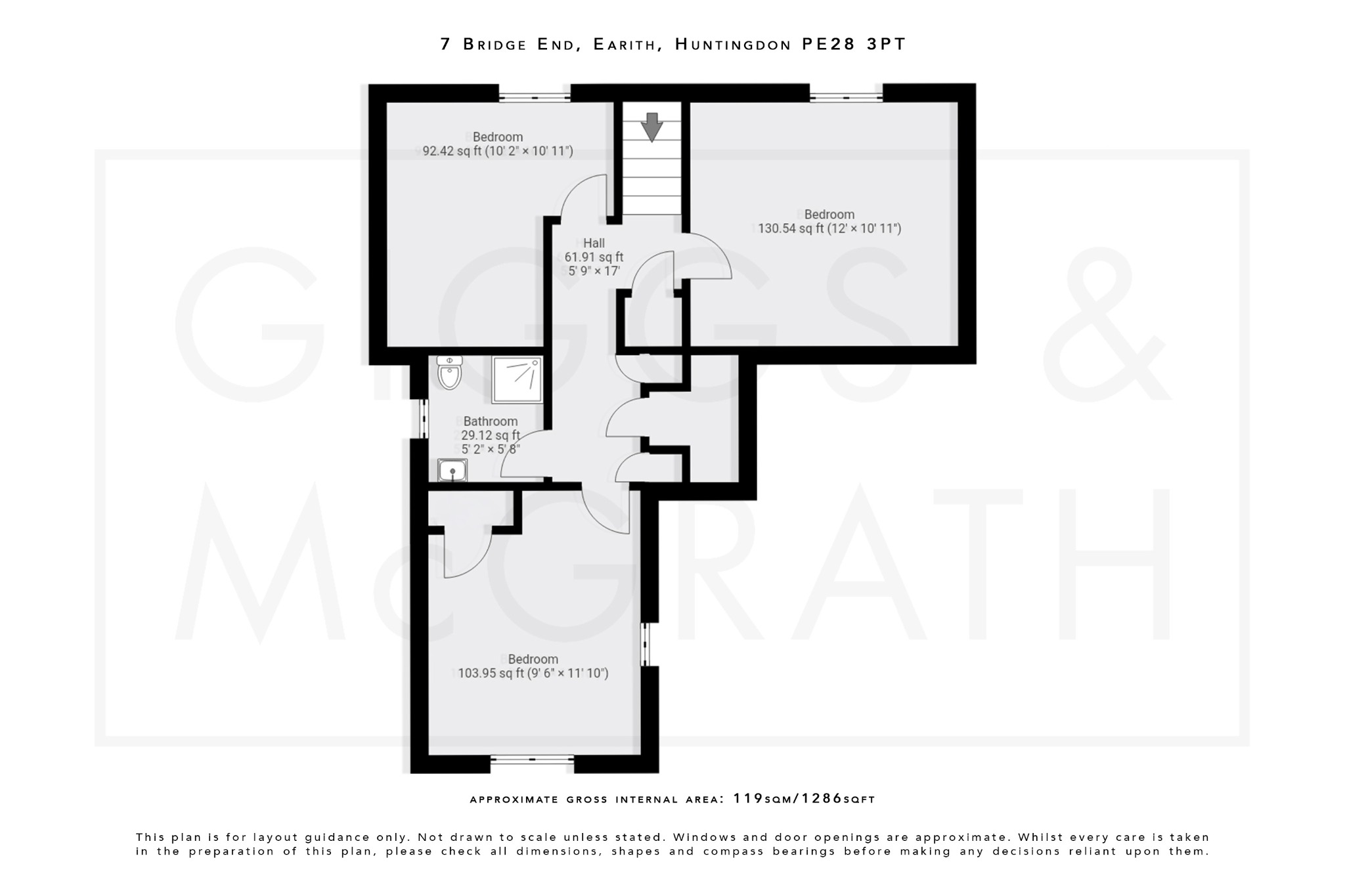 3 bed detached house for sale in Bridge End, Cambridgeshire - Property Floorplan