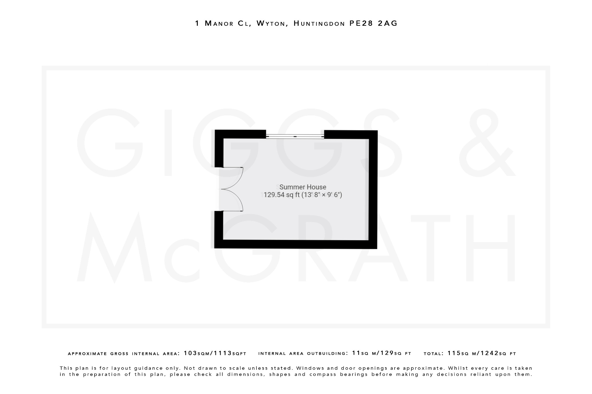 3 bed semi-detached house for sale in Manor Close, Huntingdon - Property Floorplan
