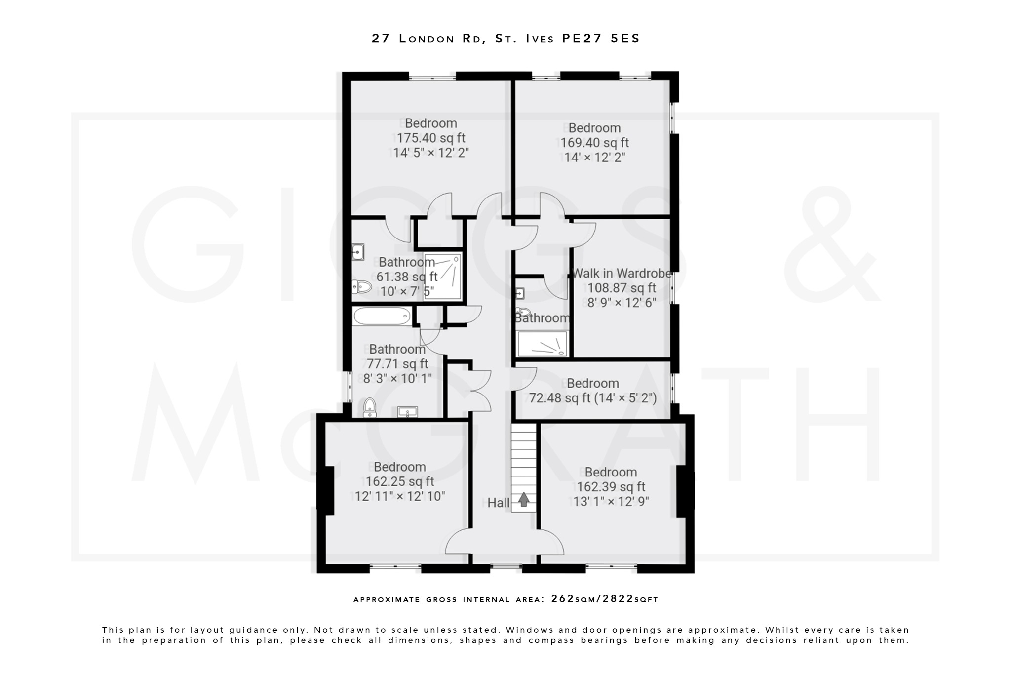 5 bed detached house for sale in London Road, Cambridgeshire - Property Floorplan