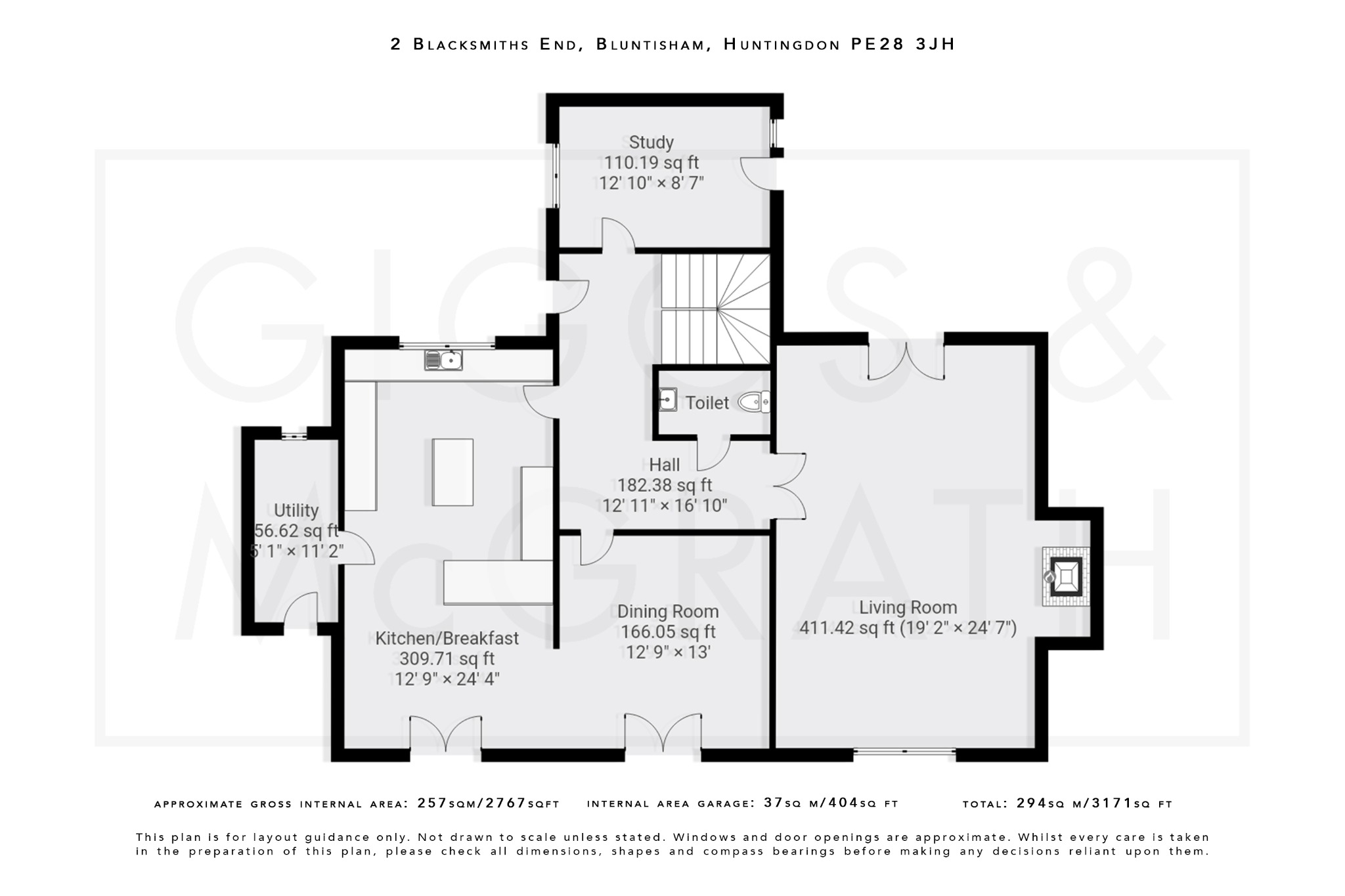 4 bed detached house for sale in Blacksmiths End, Cambridgeshire - Property Floorplan