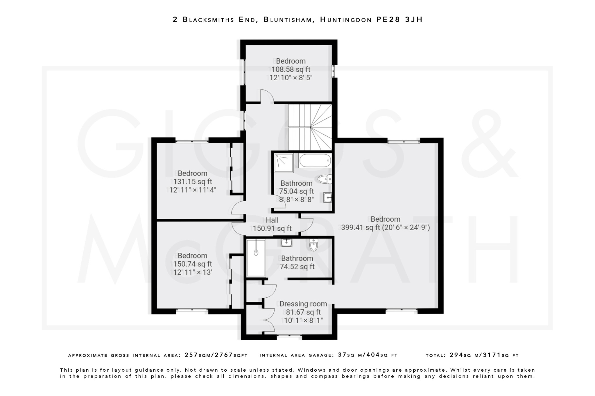 4 bed detached house for sale in Blacksmiths End, Cambridgeshire - Property Floorplan