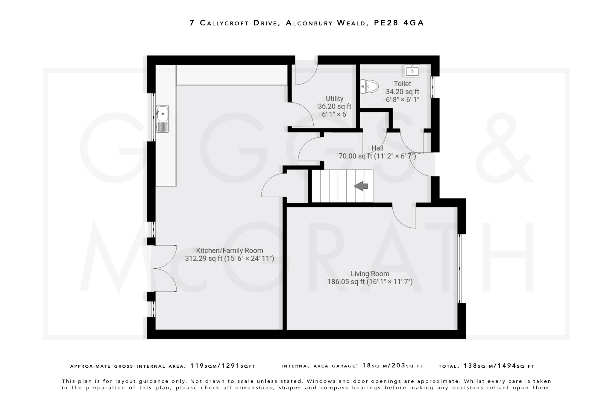 4 bed detached house for sale in Alconbury Weald, Cambridgeshire - Property Floorplan