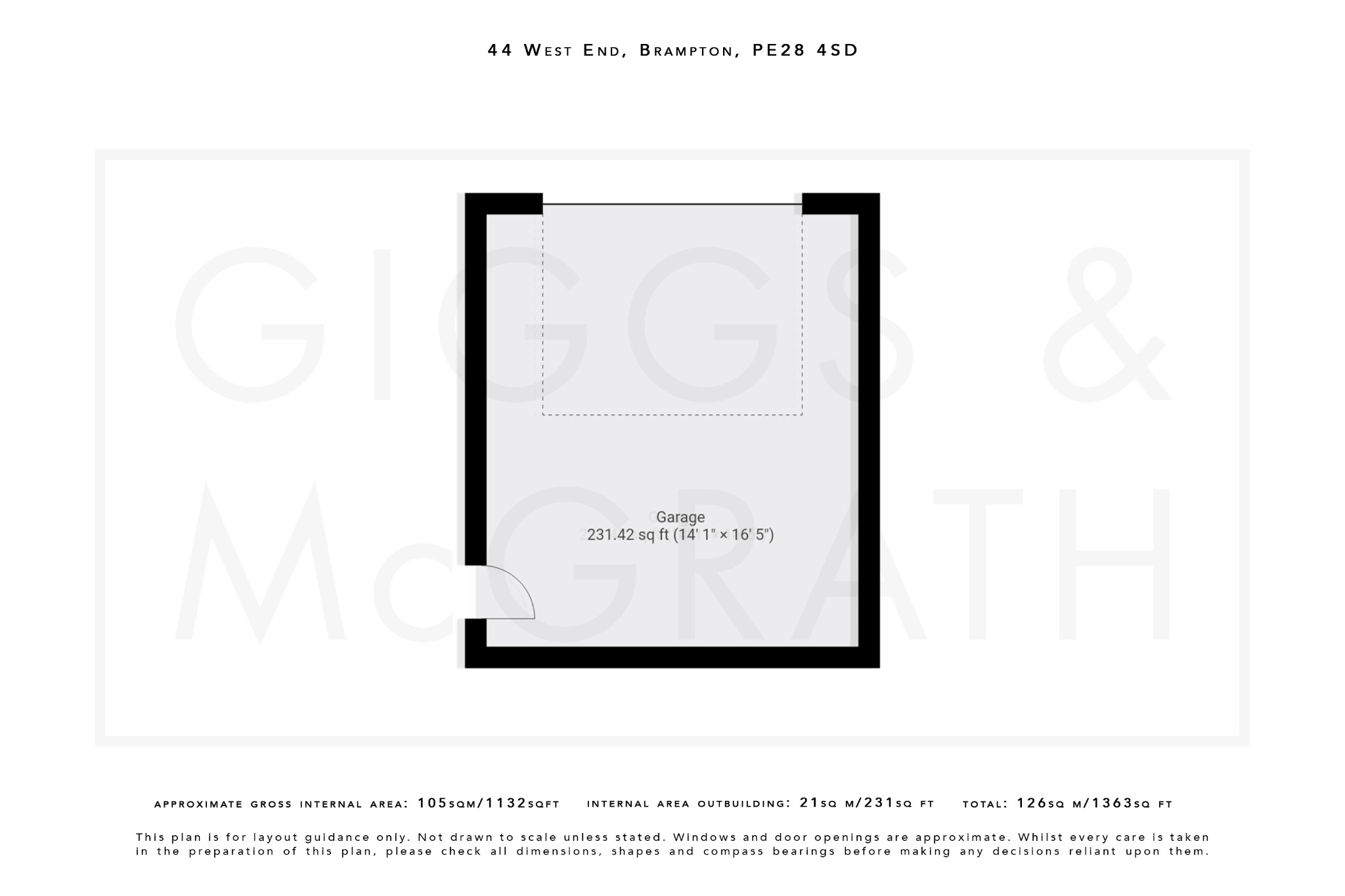 4 bed detached house for sale in West End, Cambridgeshire - Property Floorplan