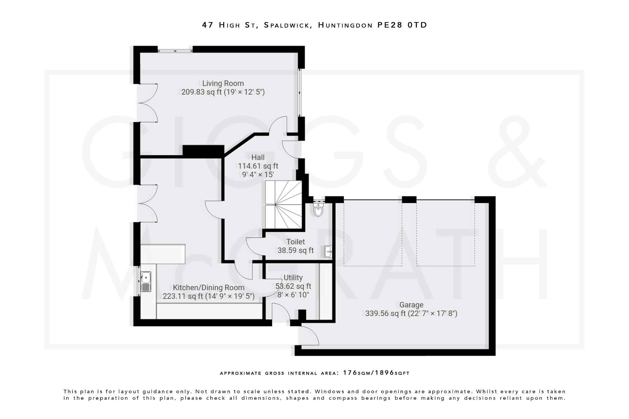 4 bed detached house for sale in High Street, Cambridgeshire - Property Floorplan