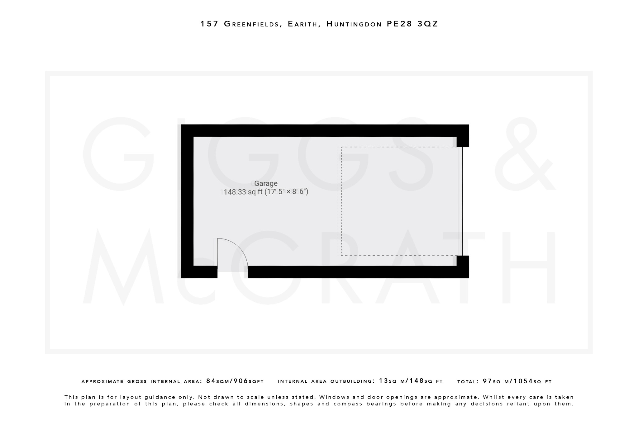 3 bed semi-detached house for sale in Greenfields, Cambridgeshire - Property Floorplan