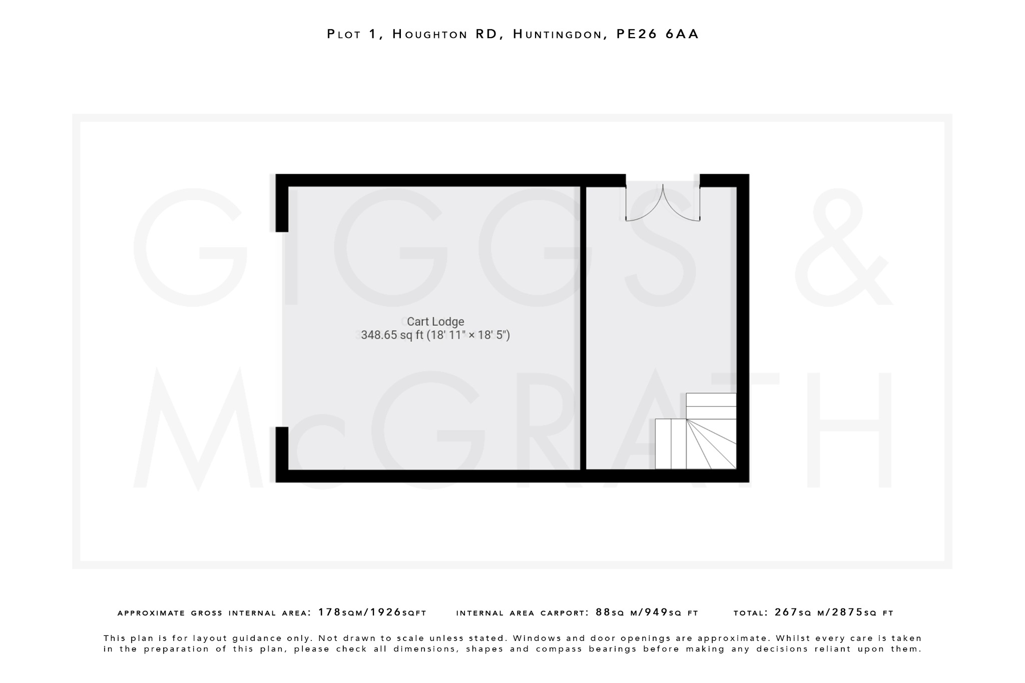 4 bed detached house for sale in Huntingdon Road, Huntingdon - Property Floorplan