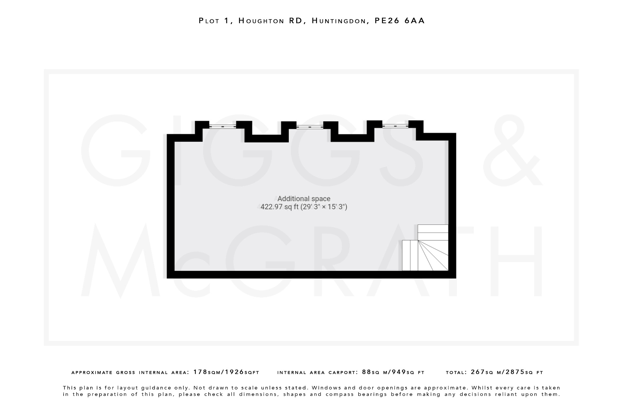 4 bed detached house for sale in Huntingdon Road, Huntingdon - Property Floorplan