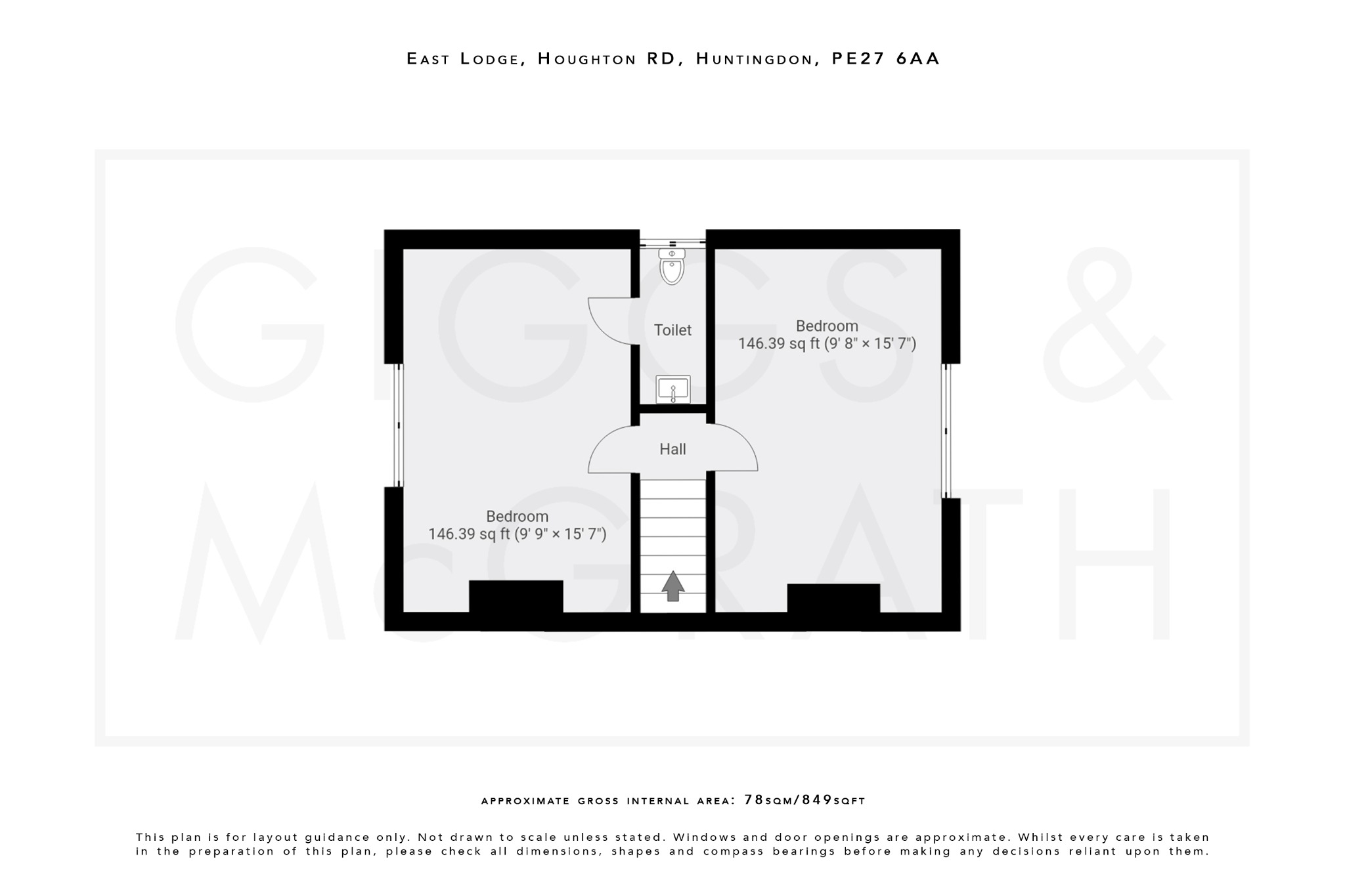 2 bed detached house for sale in Houghton Grange, Cambridgeshire - Property Floorplan