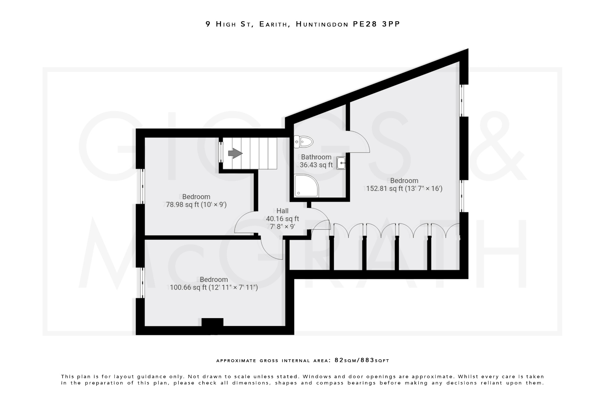 3 bed semi-detached house for sale in High Street, Huntingdon - Property Floorplan