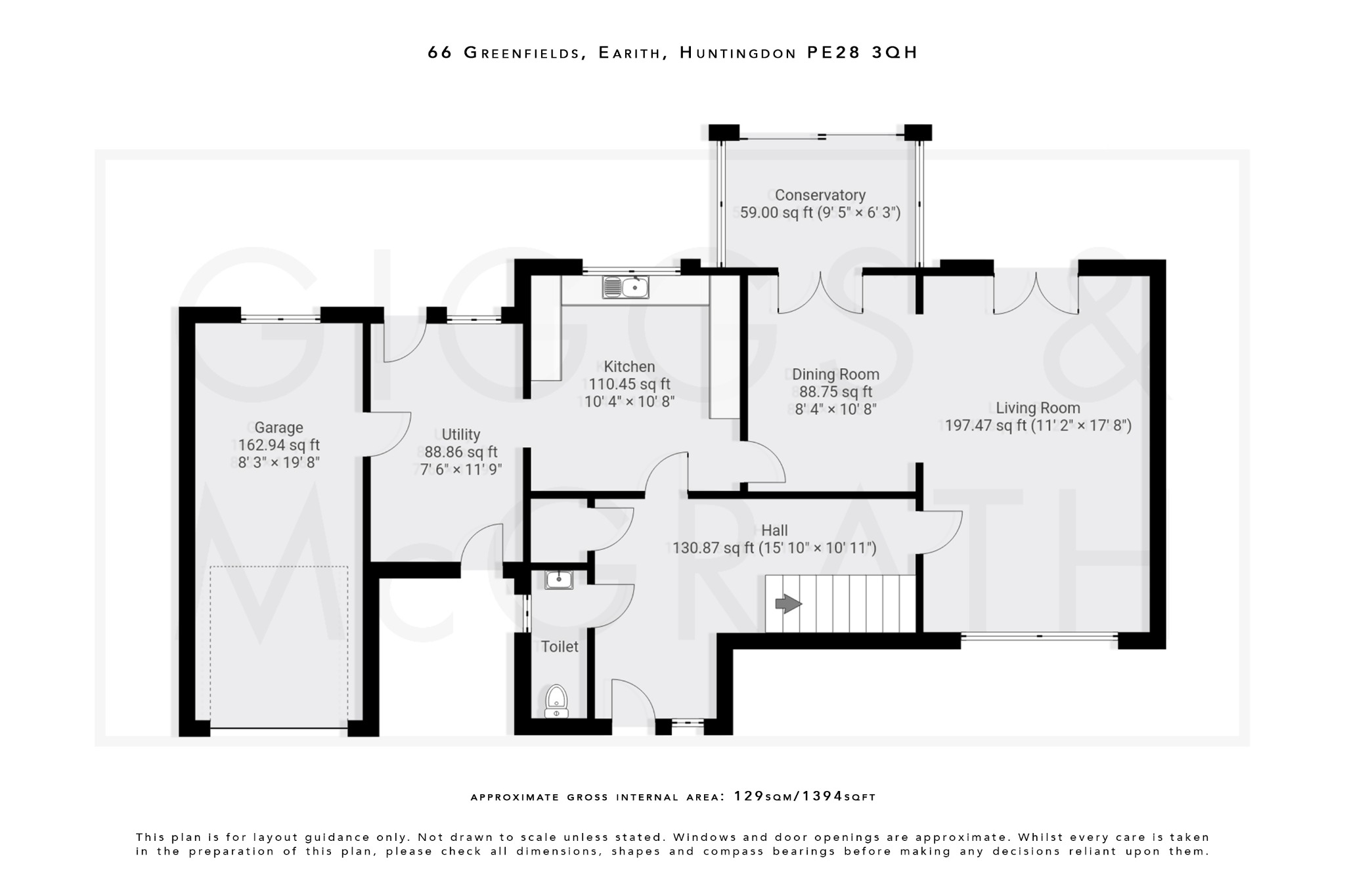 4 bed detached house for sale in Greenfields, Cambridgeshire - Property Floorplan