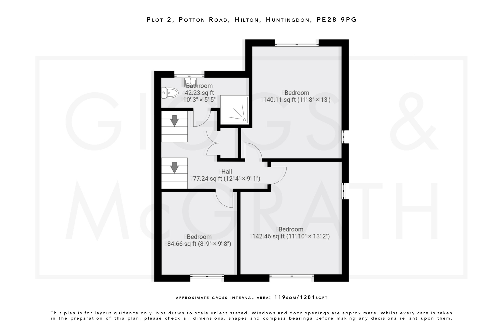 4 bed detached house for sale in Potton Road, Huntingdon - Property Floorplan