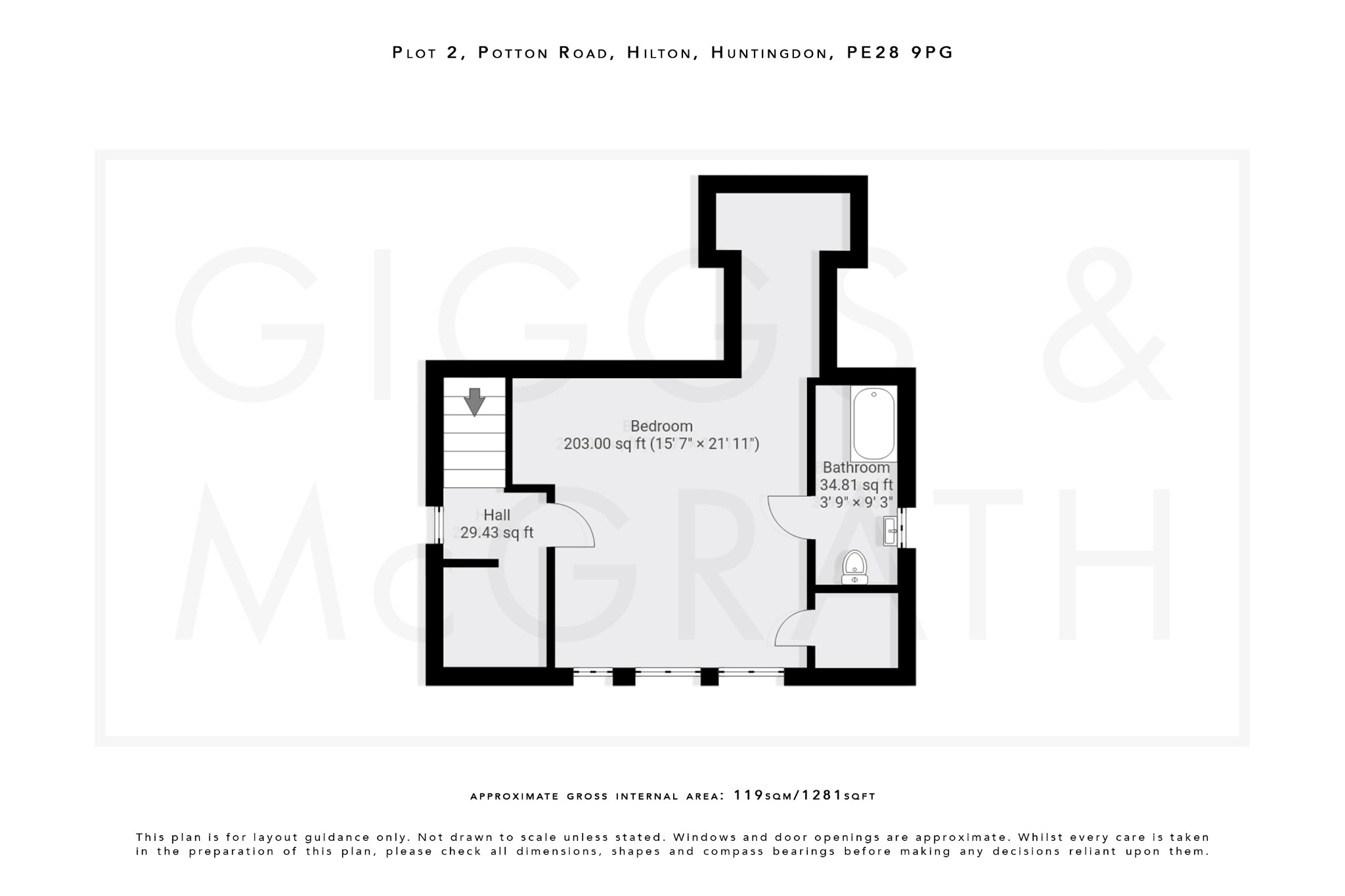 4 bed detached house for sale in Potton Road, Huntingdon - Property Floorplan