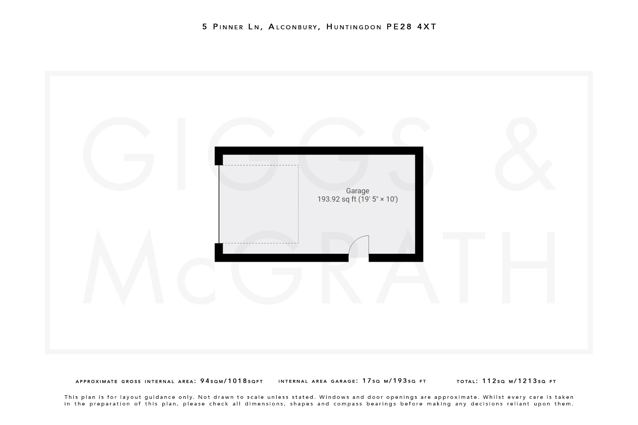 3 bed link detached house for sale in Pinner Lane, Cambridgeshire - Property Floorplan