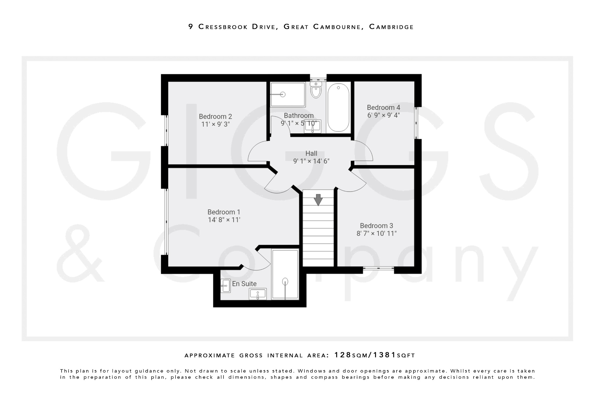 4 bed detached house for sale in Cressbrook Drive, Cambridgeshire - Property Floorplan