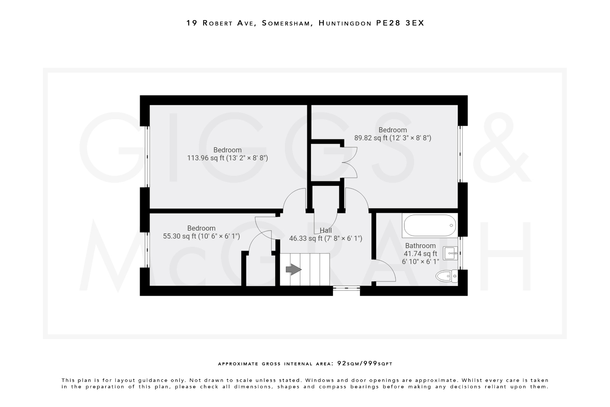 3 bed detached house for sale in Robert Avenue, Cambridgeshire - Property Floorplan