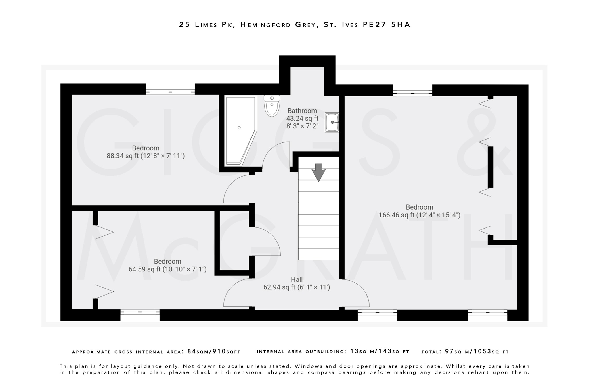 3 bed cottage for sale in Limes Park Road, St Ives - Property Floorplan