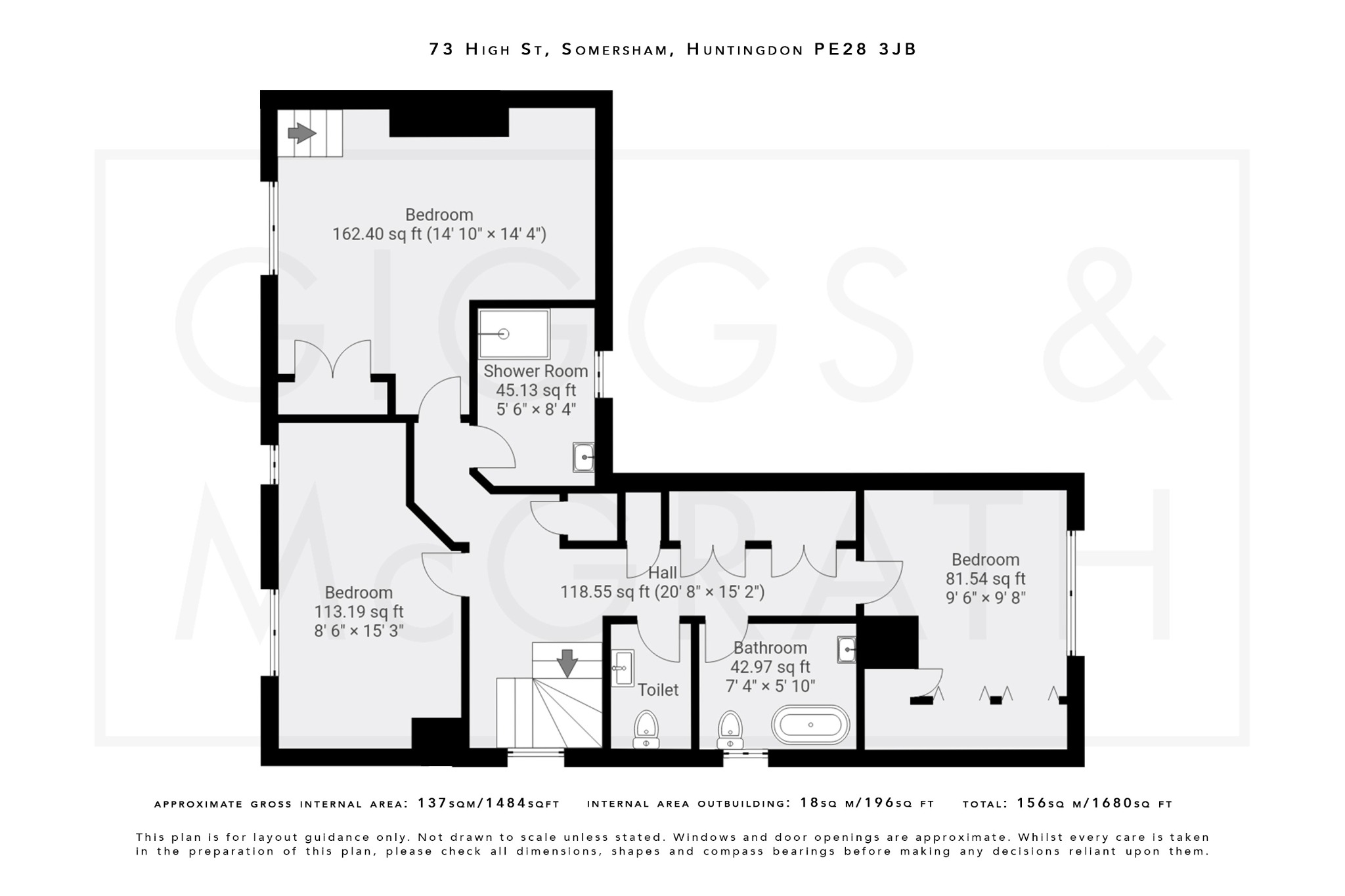 3 bed cottage for sale in High Street, Huntingdon - Property Floorplan