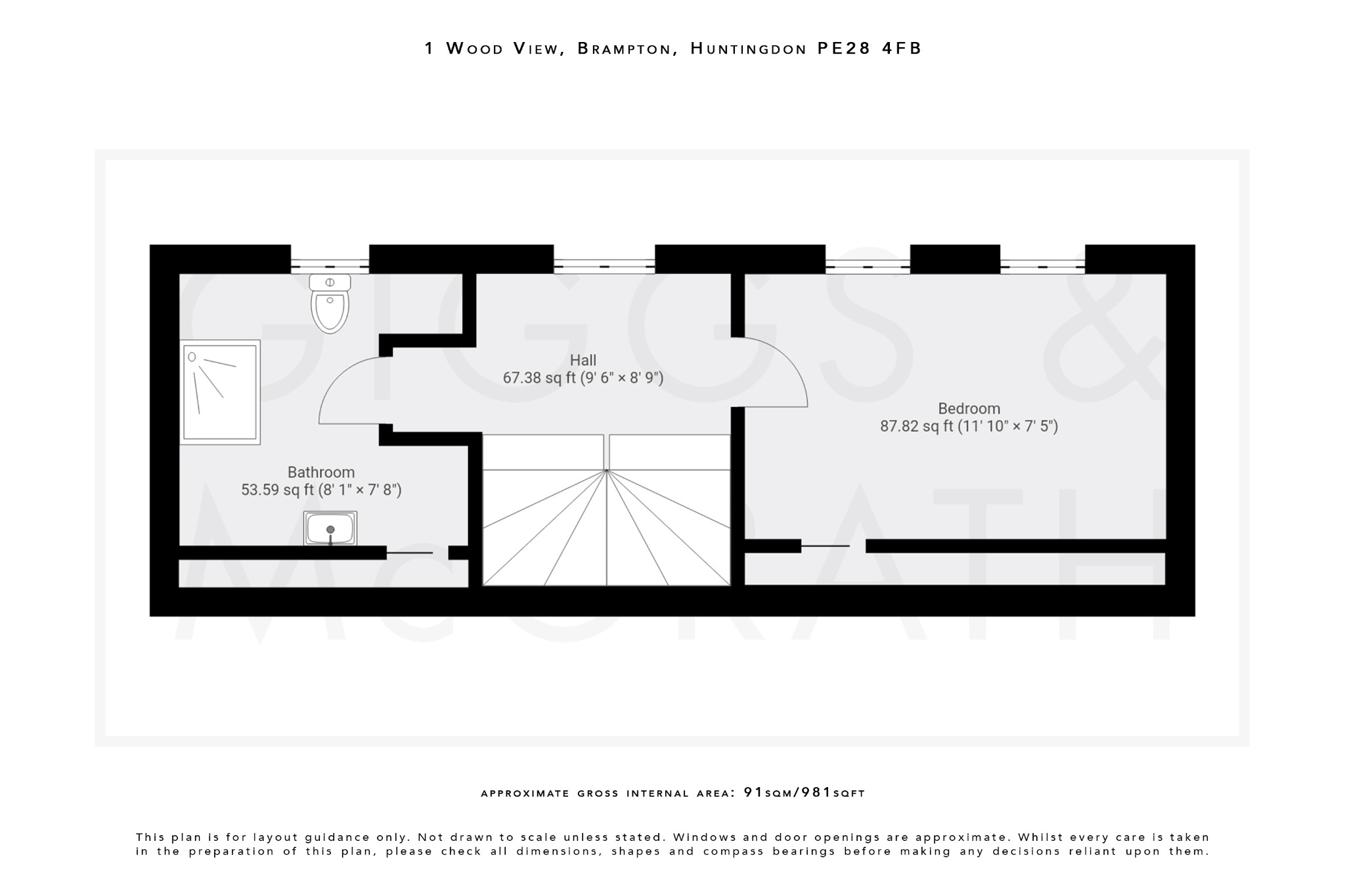 4 bed end of terrace house for sale in Wood View, Cambridgeshire - Property Floorplan