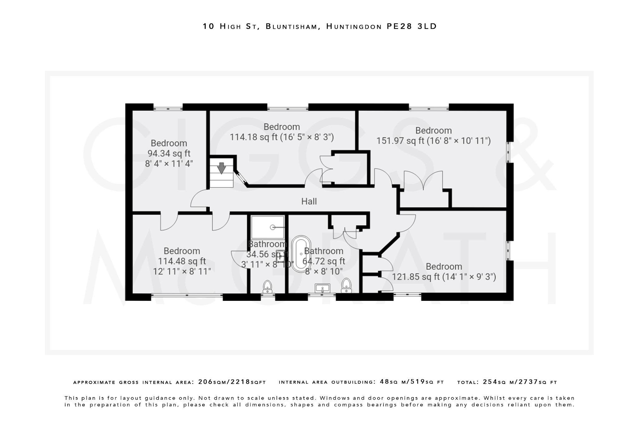 5 bed detached house for sale in High Street, Cambridgeshire - Property Floorplan