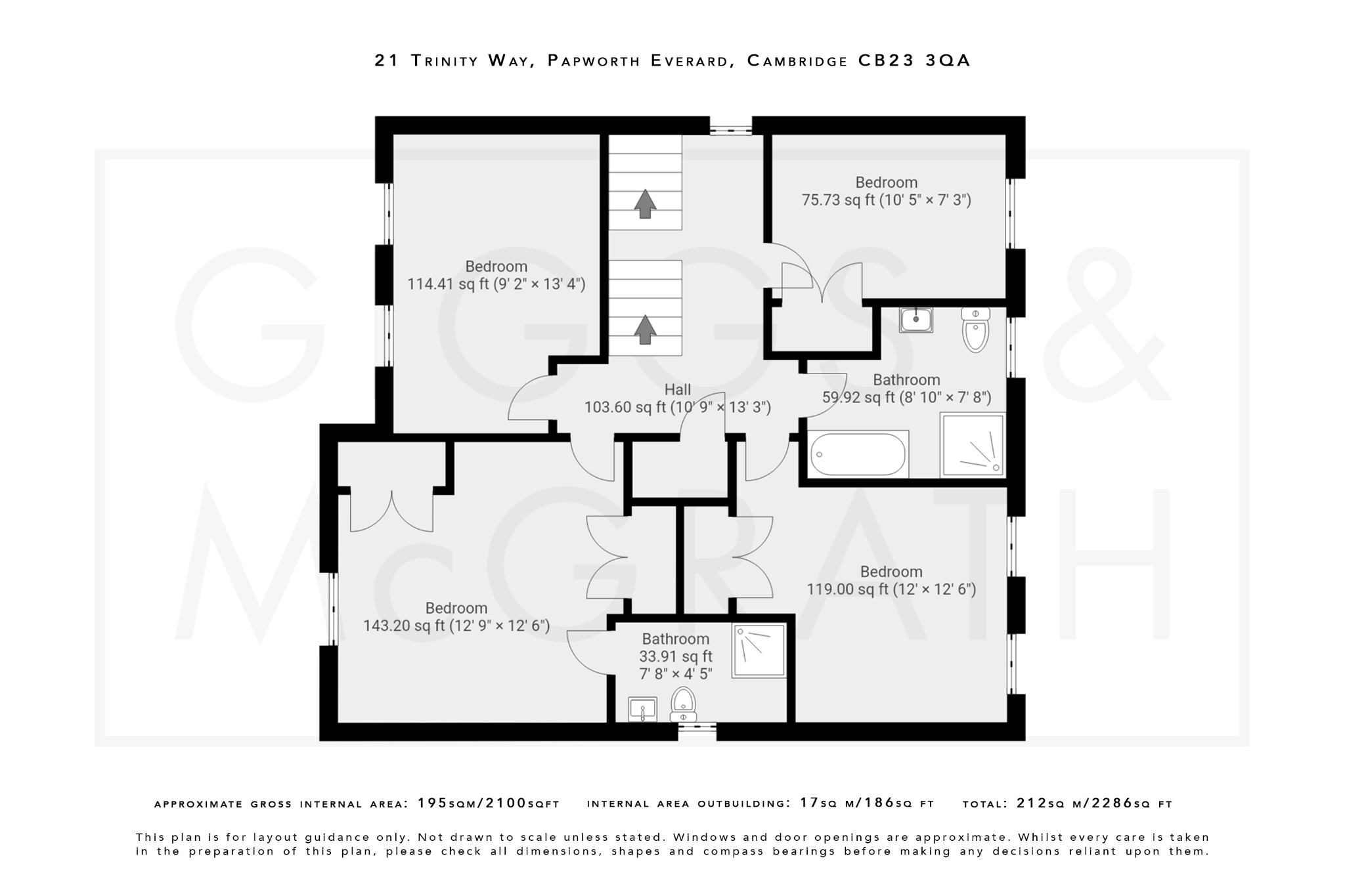 5 bed detached house for sale in Trinity Way, Cambridgeshire - Property Floorplan