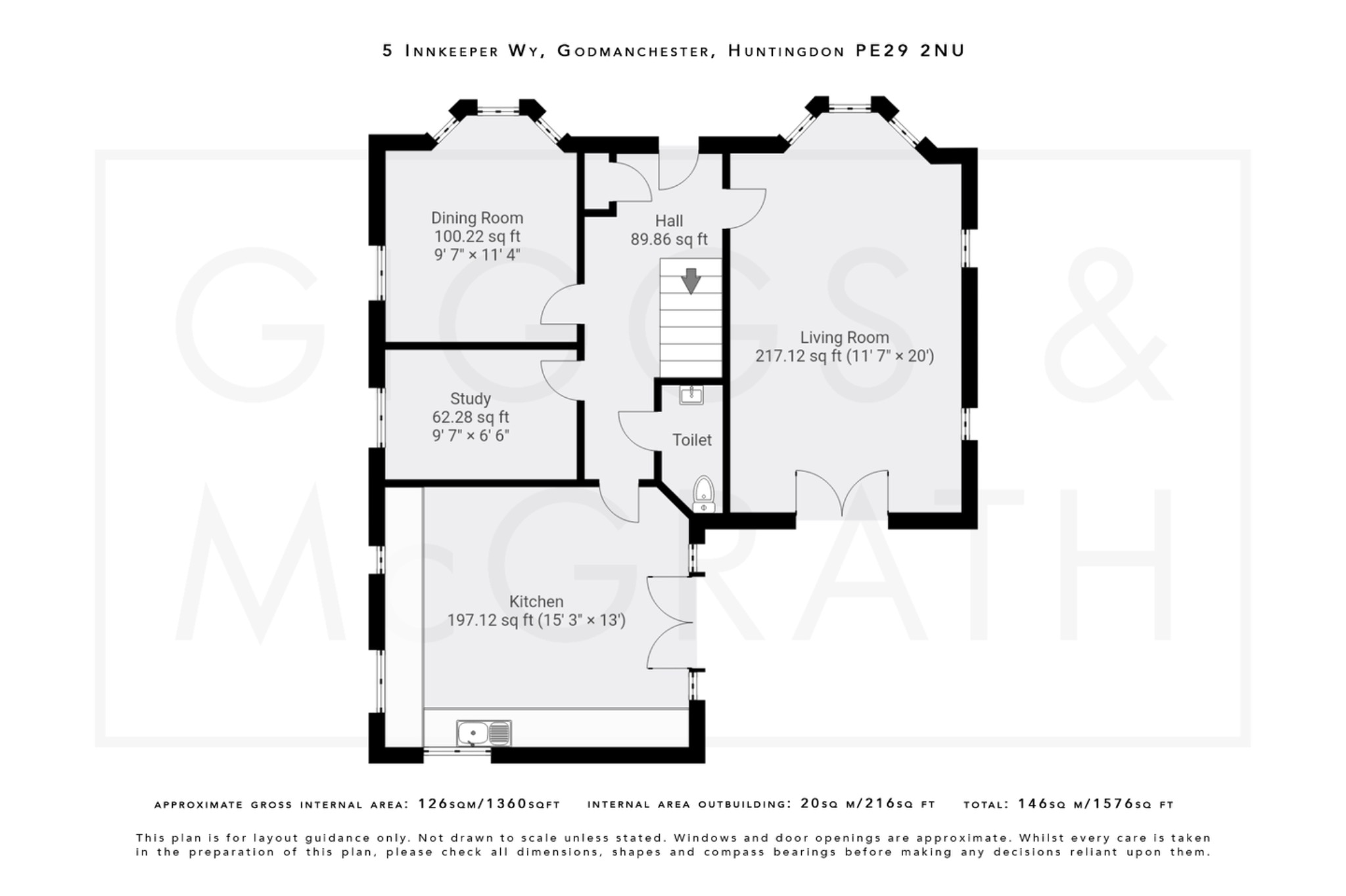 4 bed detached house for sale in Innkeeper Way, Huntingdon - Property Floorplan