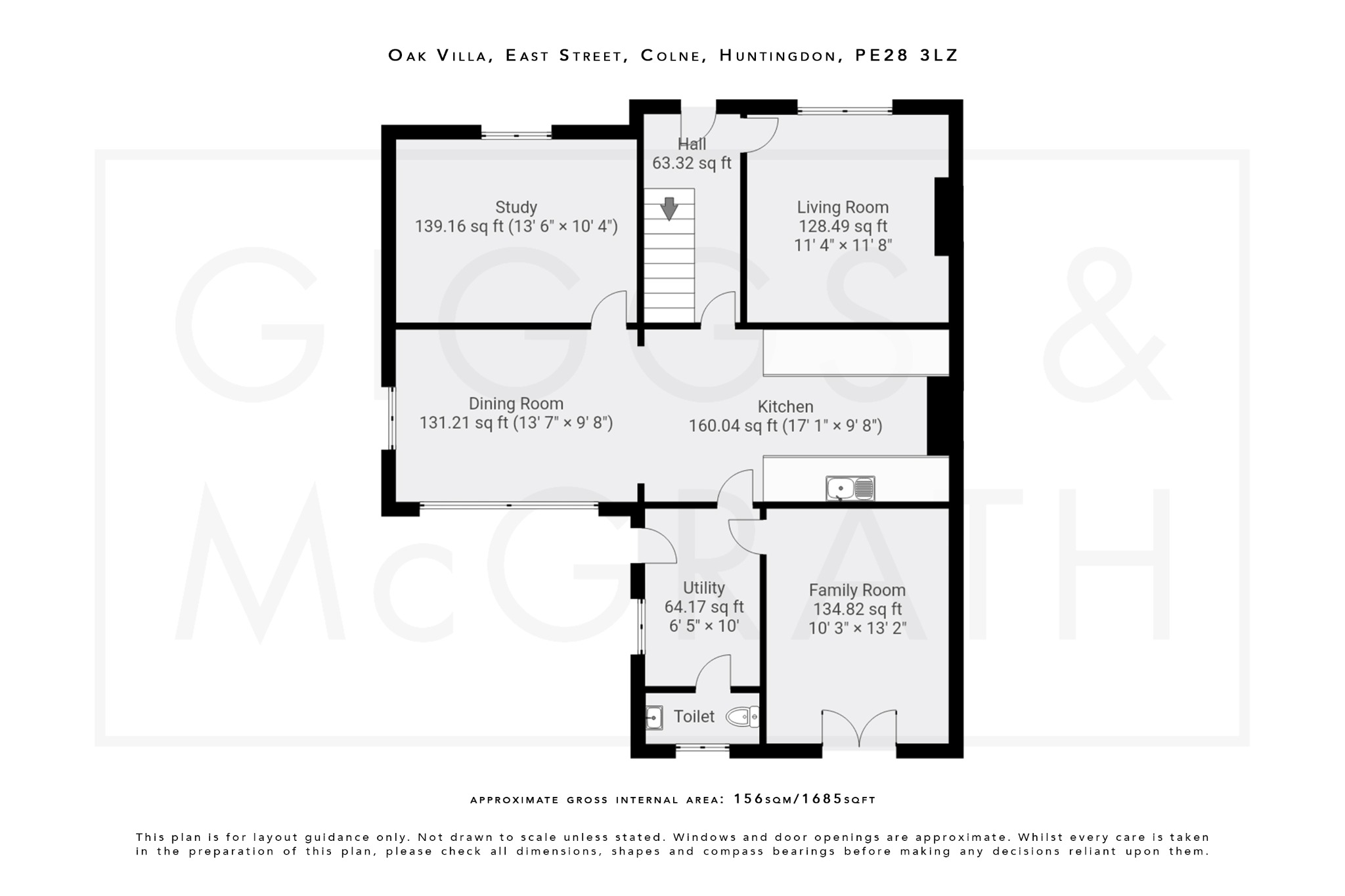 5 bed semi-detached house for sale in East Street, Huntingdon - Property Floorplan