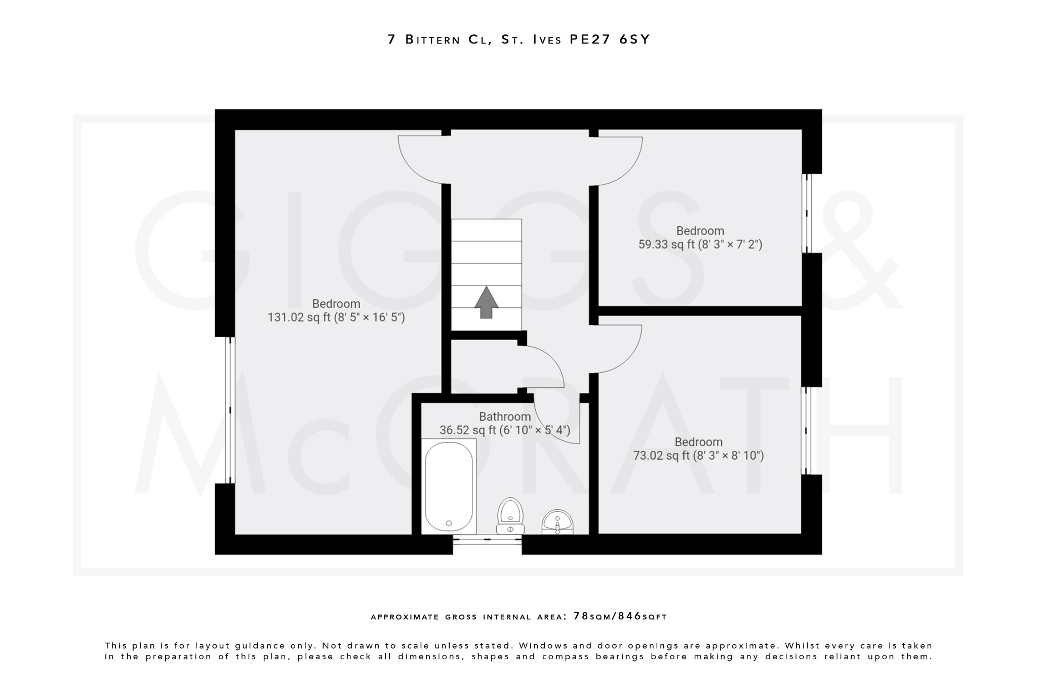 3 bed semi-detached house for sale in Bittern Close, St Ives - Property Floorplan