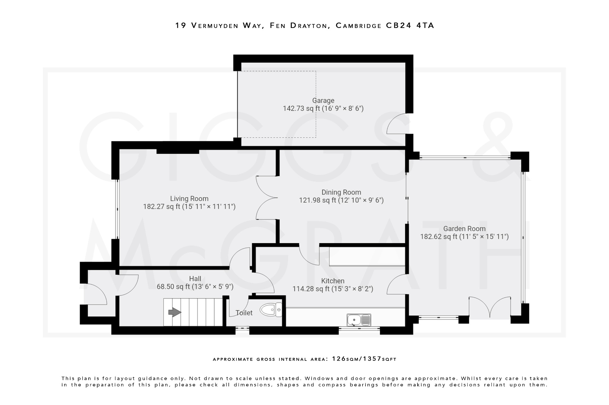 4 bed detached house for sale in Vermuyden Way, Cambridgeshire - Property Floorplan