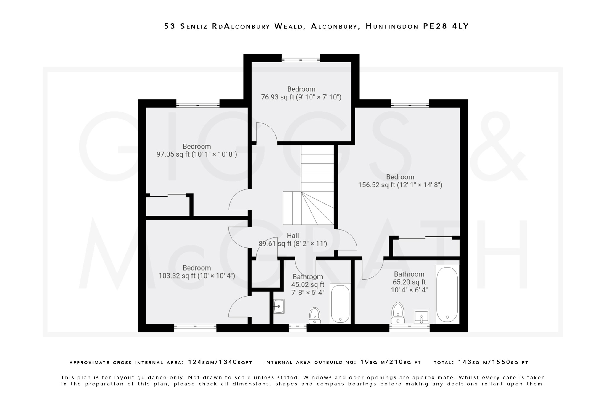 4 bed detached house for sale in Senliz Road, Cambridgeshire - Property Floorplan