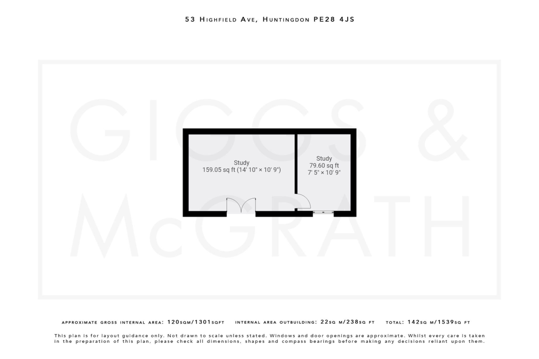 4 bed detached house for sale in Highfield Avenue, Cambridgeshire - Property Floorplan