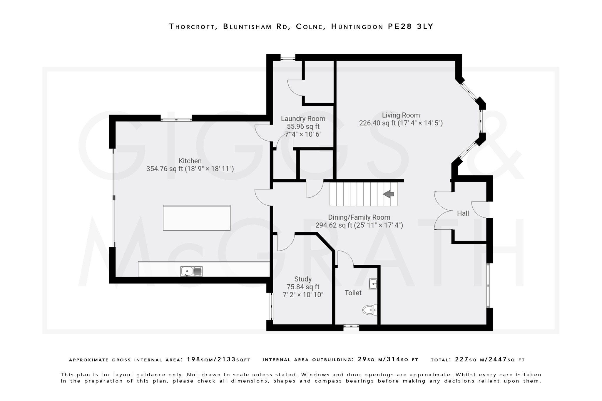 4 bed detached house for sale in Bluntisham Road, Cambridgeshire - Property Floorplan