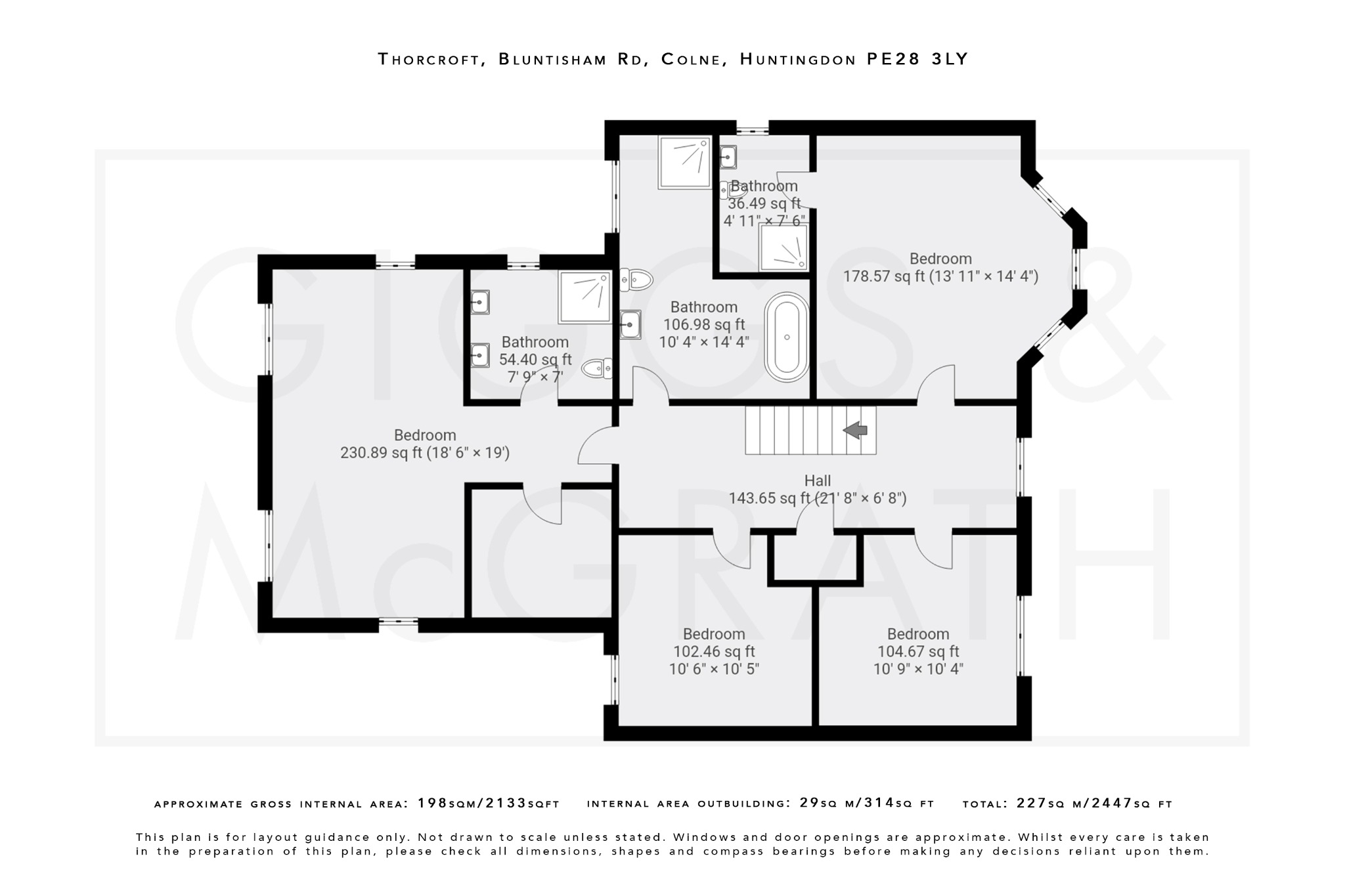 4 bed detached house for sale in Bluntisham Road, Cambridgeshire - Property Floorplan