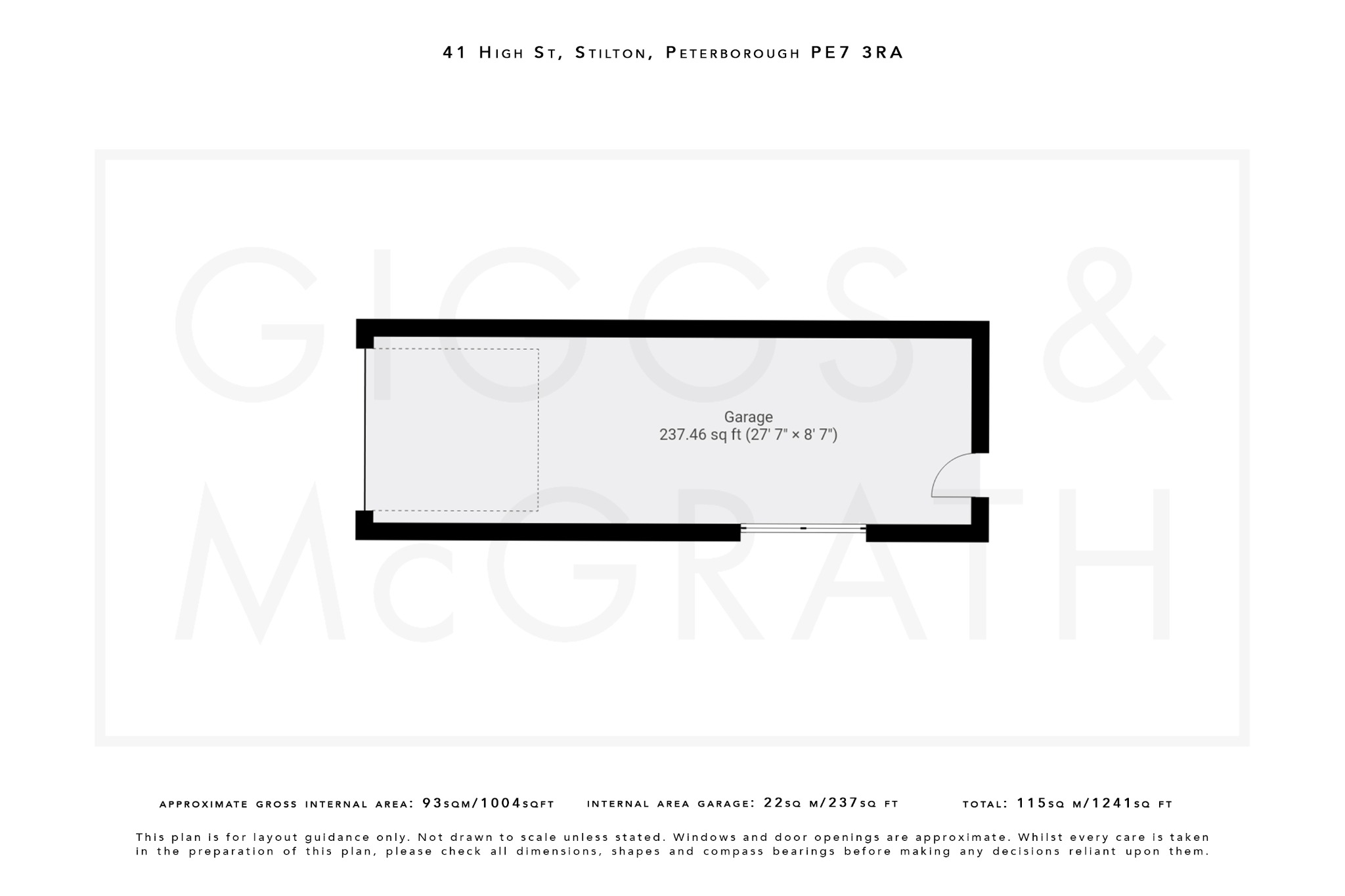 3 bed bungalow for sale in High Street, Cambridgeshire - Property Floorplan