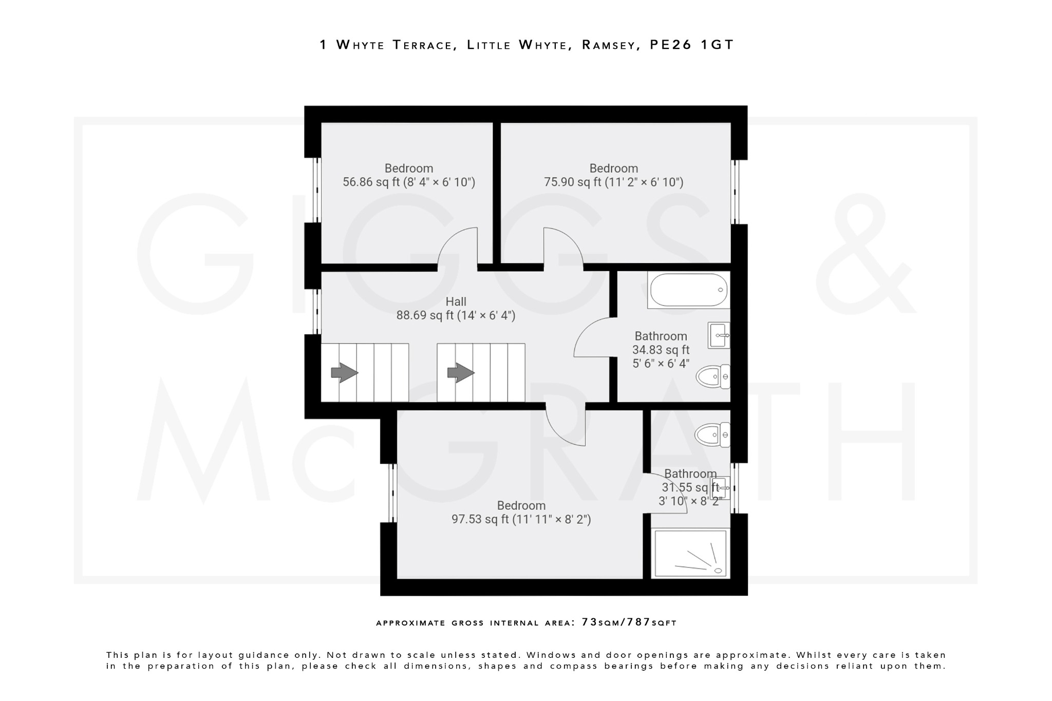 4 bed semi-detached house for sale in Little Whyte, Huntingdon - Property Floorplan