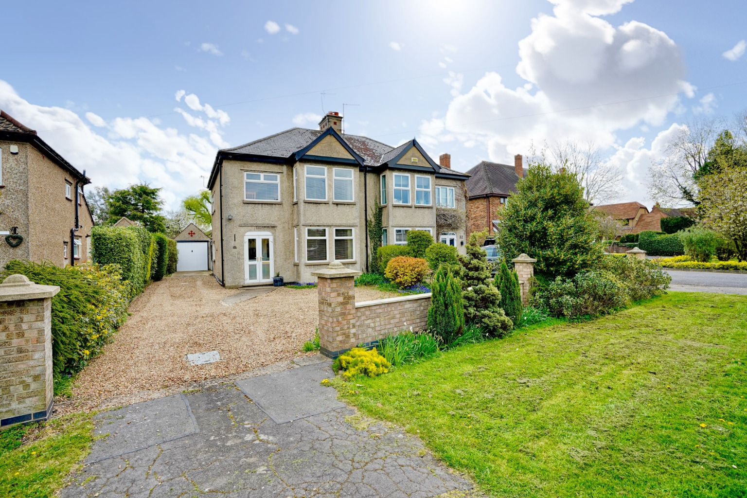 3 bed semi-detached house for sale in Ramsey Road, St. Ives  - Property Image 1