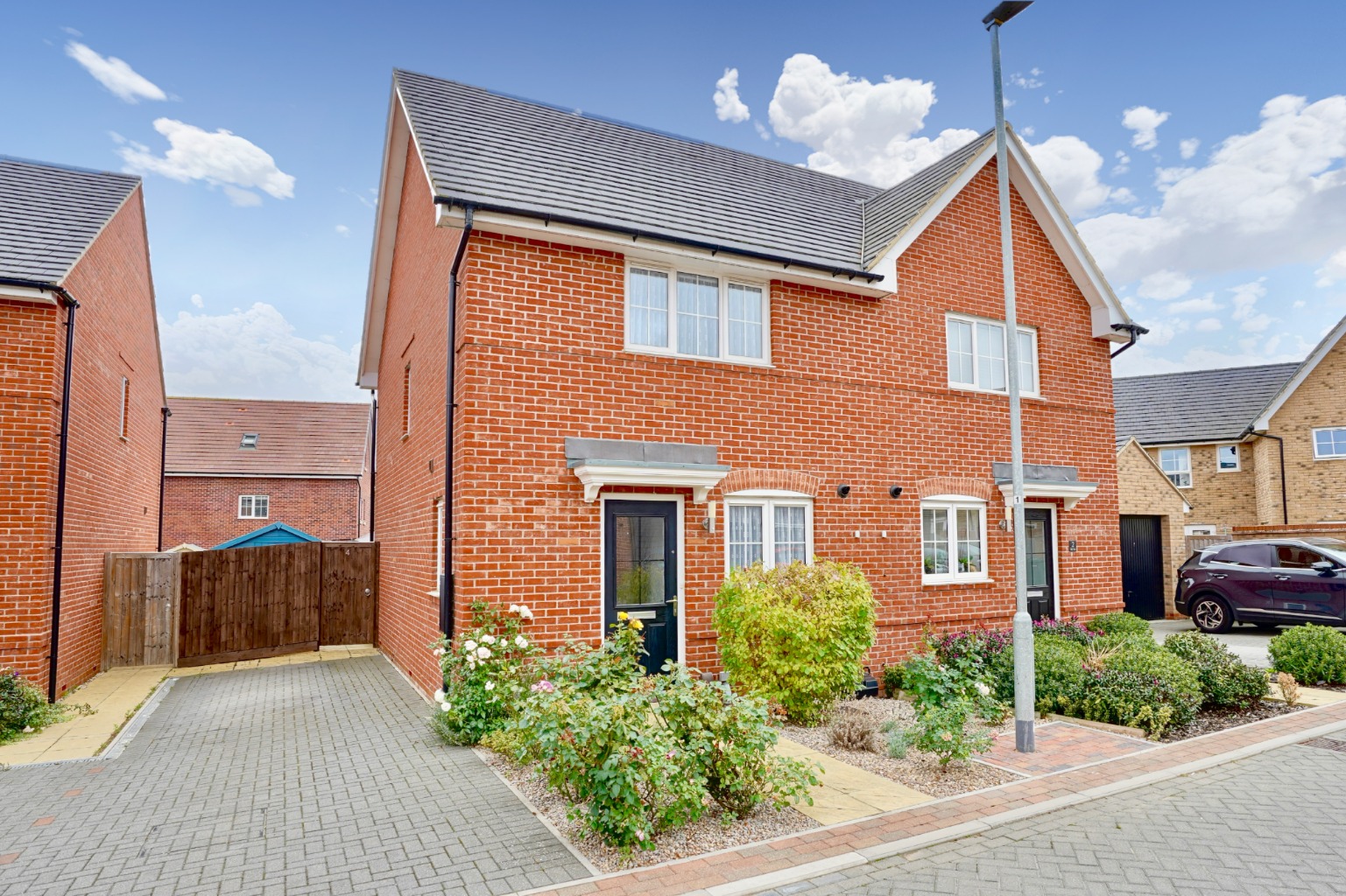 3 bed semi-detached house for sale in Beck Court, St. Ives  - Property Image 1