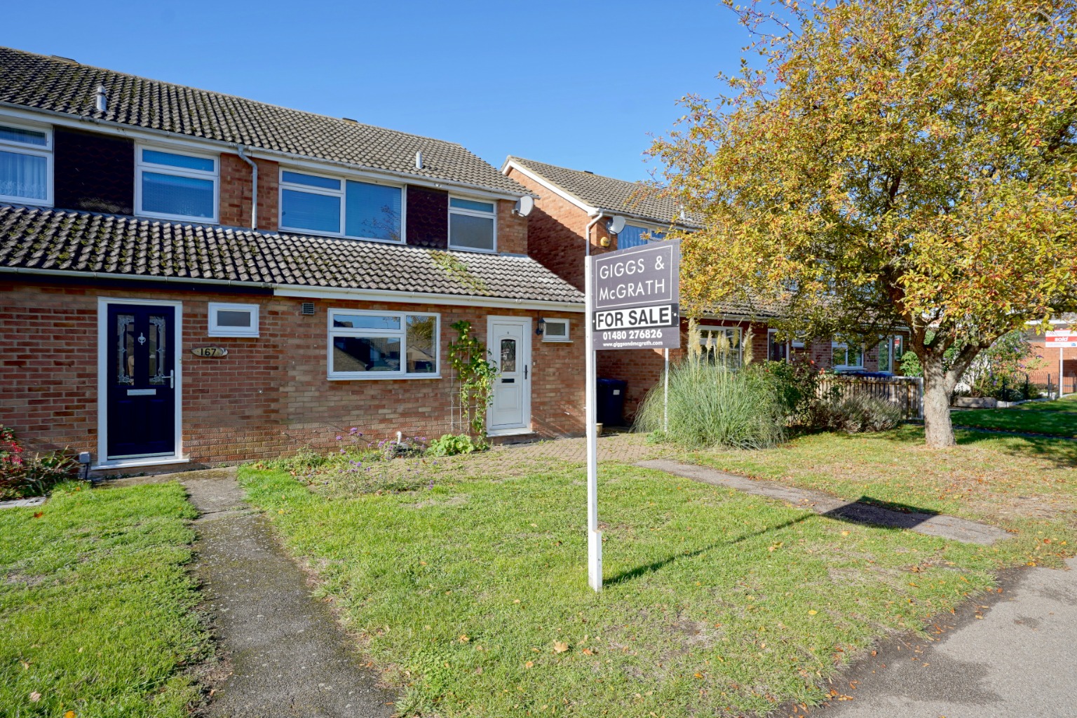 3 bed end of terrace house for sale in Ramsey Road, St. Ives  - Property Image 1