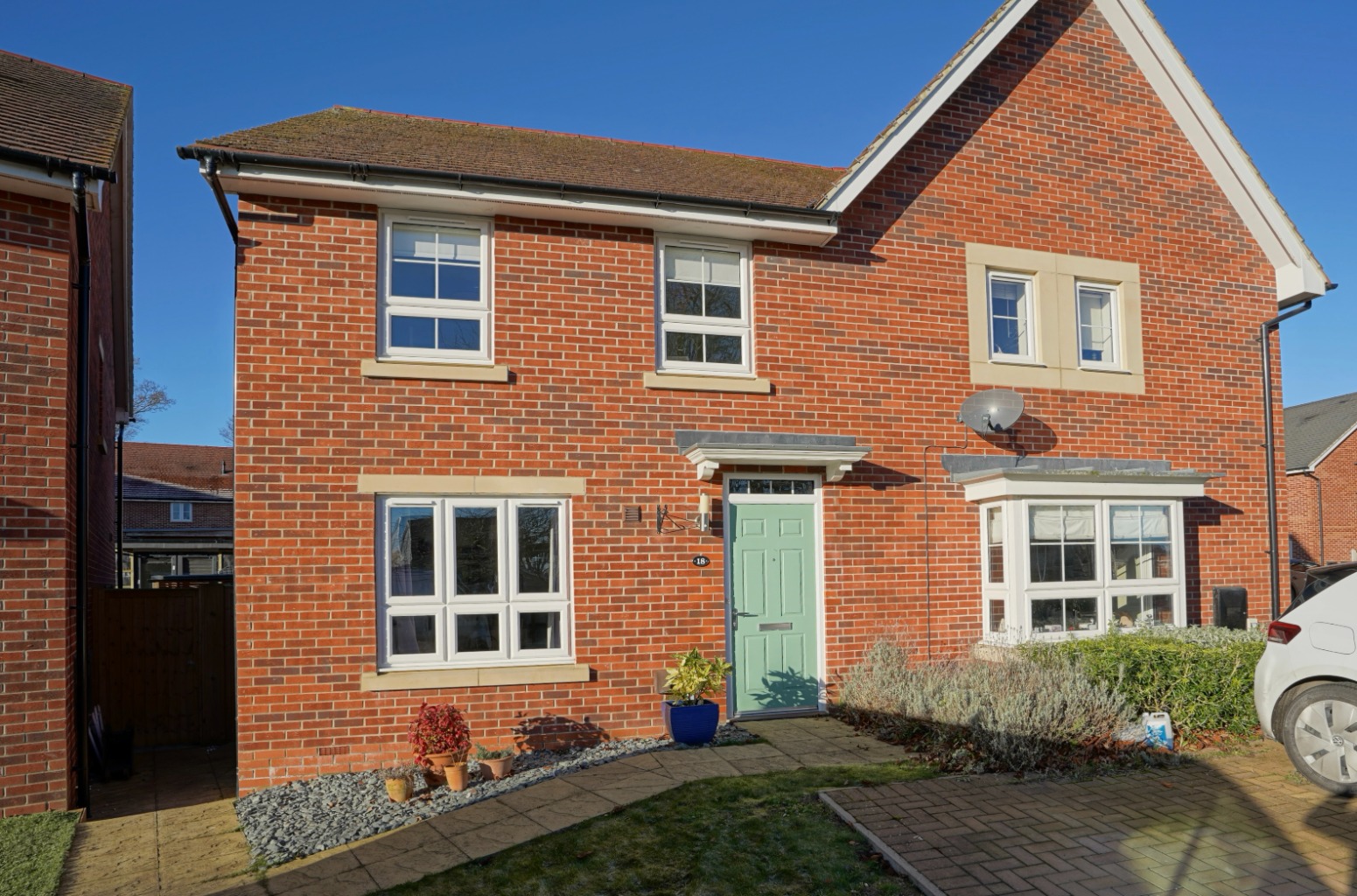 3 bed semi-detached house for sale in Brownlow Road, St. Ives - Property Image 1