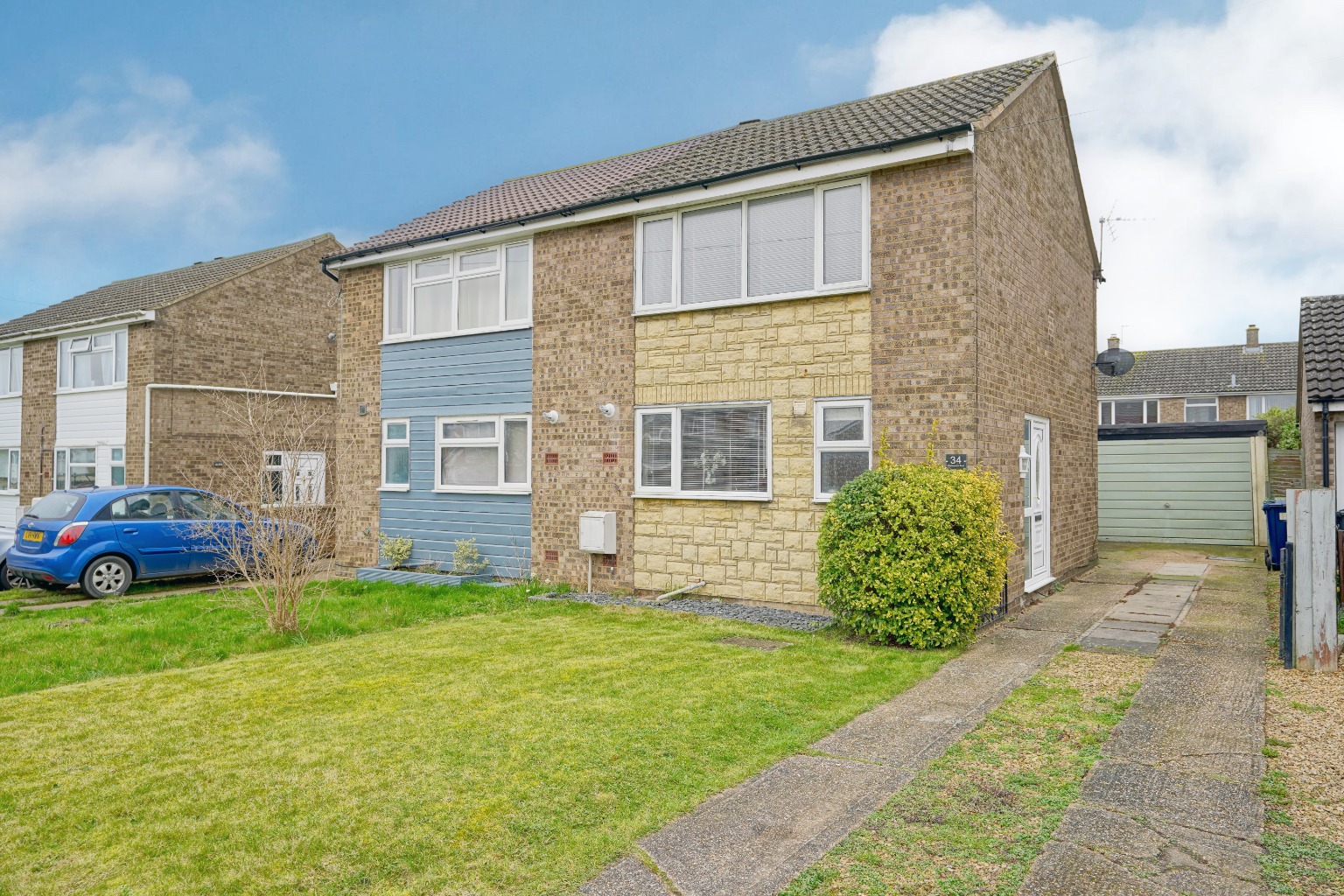 2 bed semi-detached house for sale in Shakespeare Road, St Ives  - Property Image 1