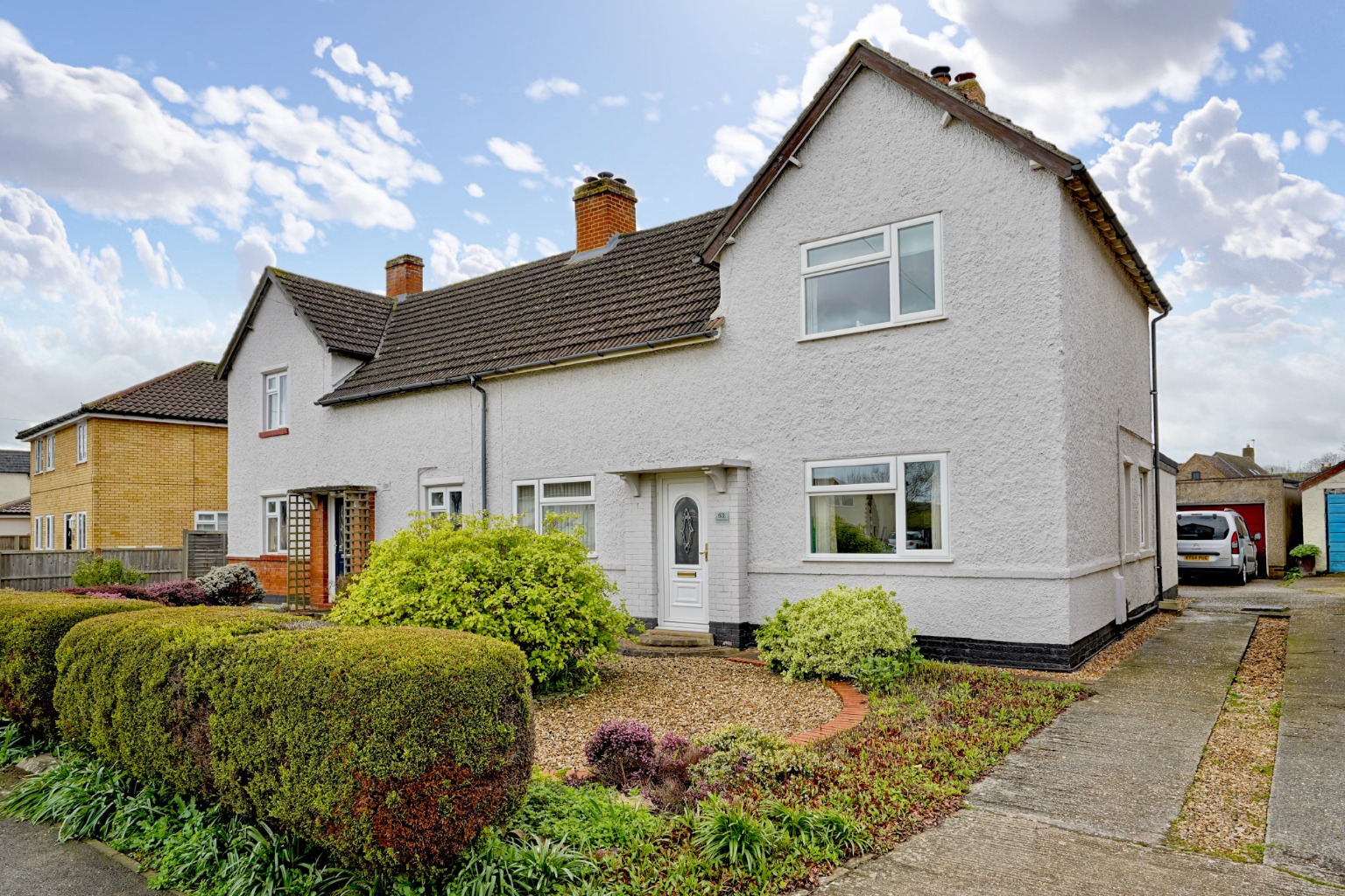 3 bed semi-detached house for sale in Thrapston Road, Huntingdon - Property Image 1