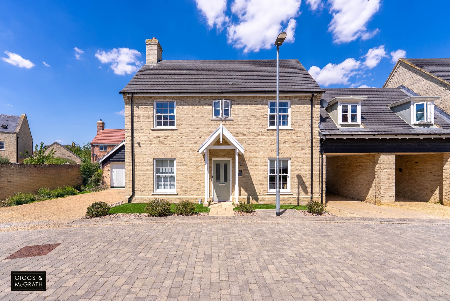 4 bed link detached house for sale in Pople Drive, Cambridgeshire  - Property Image 1