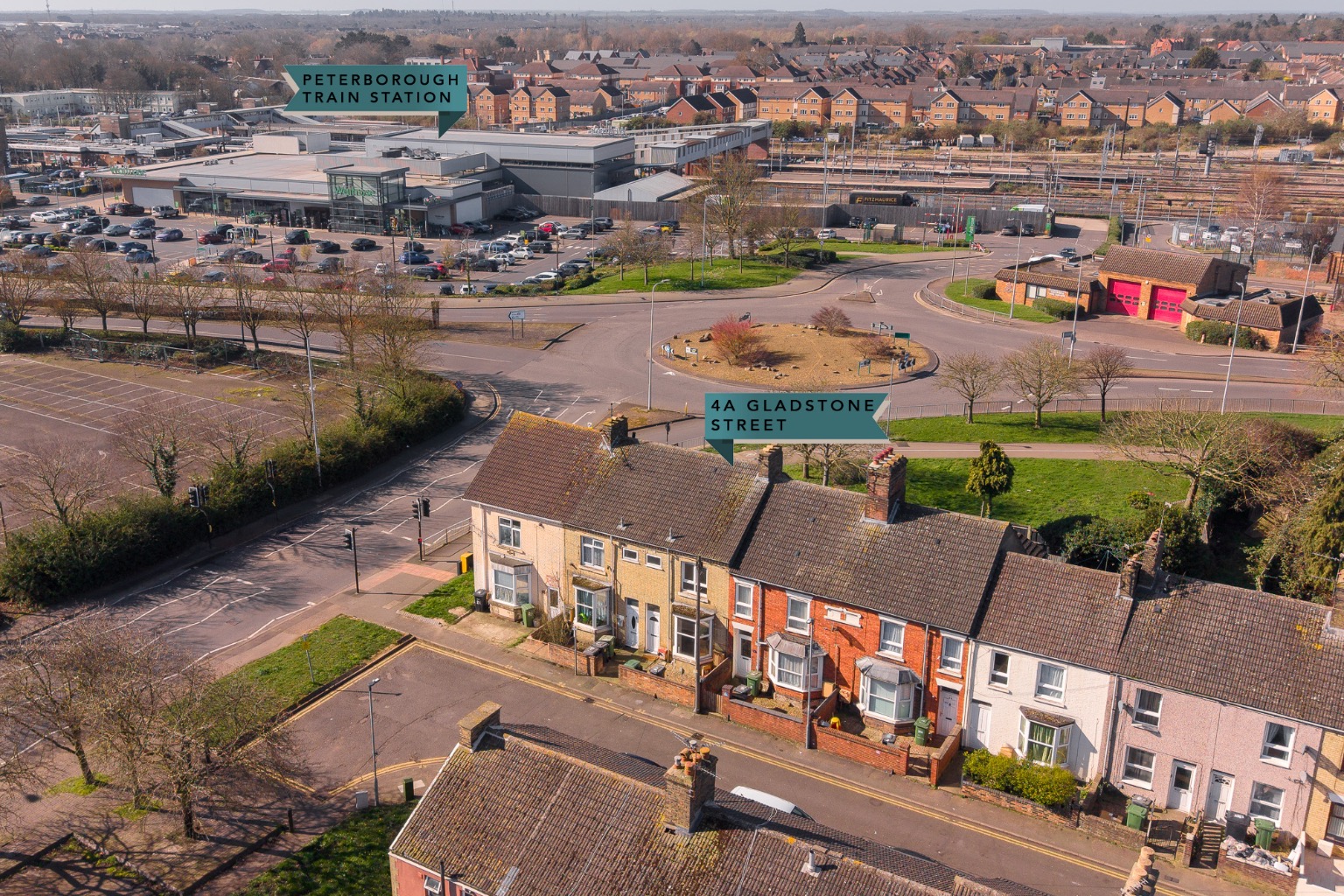 3 bed terraced house for sale in Gladstone Street, Peterborough 16